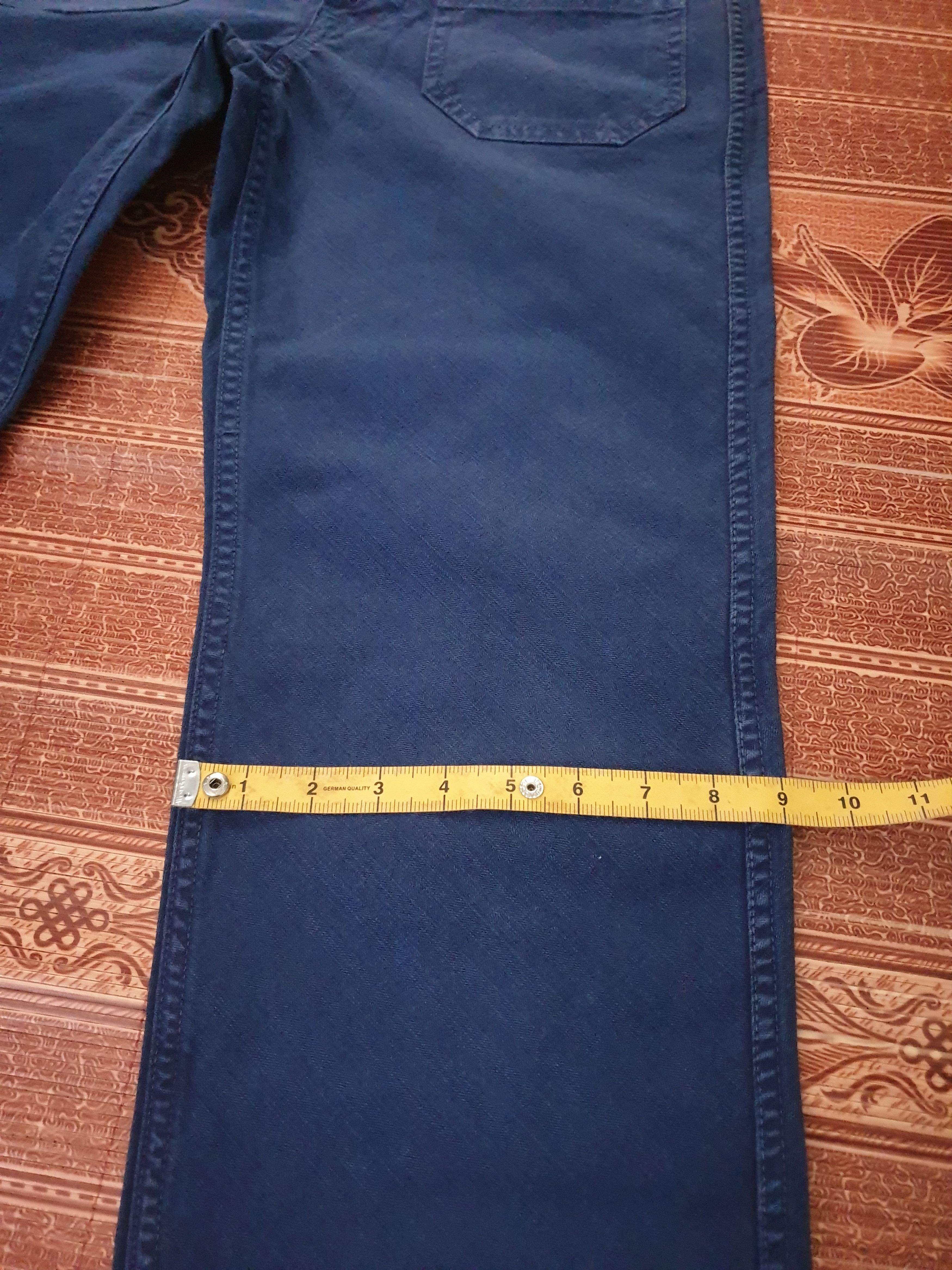 Eternal Eternal navy blue Japanese brand Bushpant Size US 29 - 10 Thumbnail