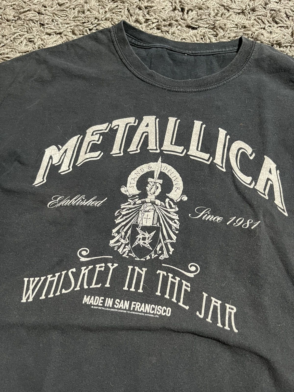 Metallica METALLICA WHISKEY IN THE JAR TOUR BAND Y2K TEE Size US XL / EU 56 / 4 - 3 Thumbnail