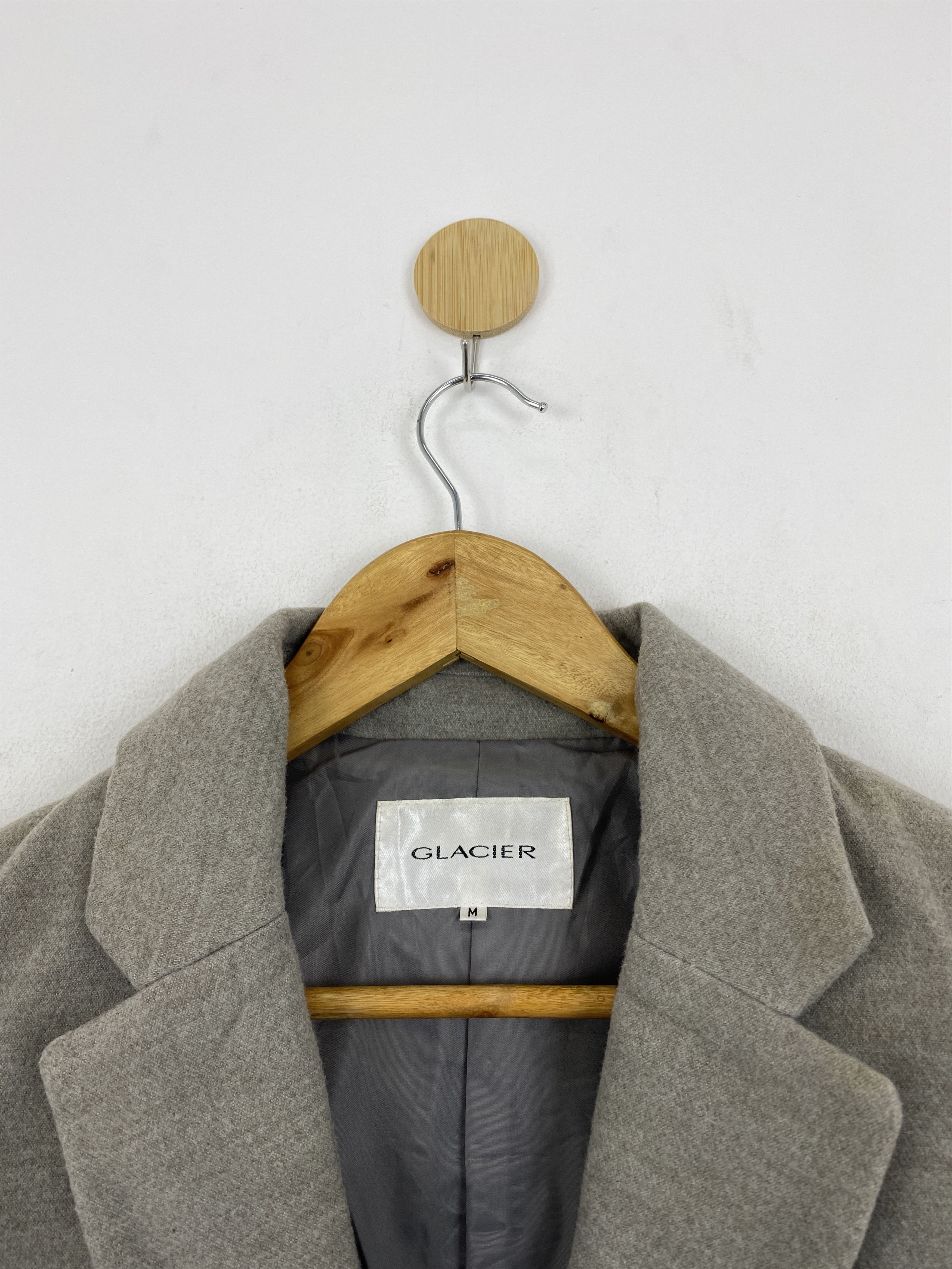 Japanese Brand Vtg Japanese Brand Glacier Button Up Gray Coat Jacket JA0068 Size US M / EU 48-50 / 2 - 6 Thumbnail