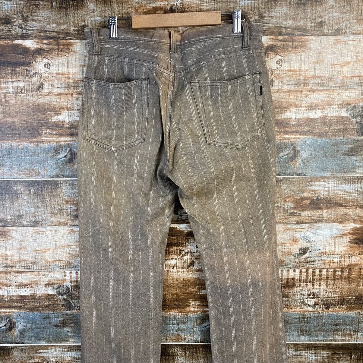 Japanese Brand DL Bee Bell Beige stripe cargo Casual Pants #C975 Size US 30 / EU 46 - 15 Thumbnail