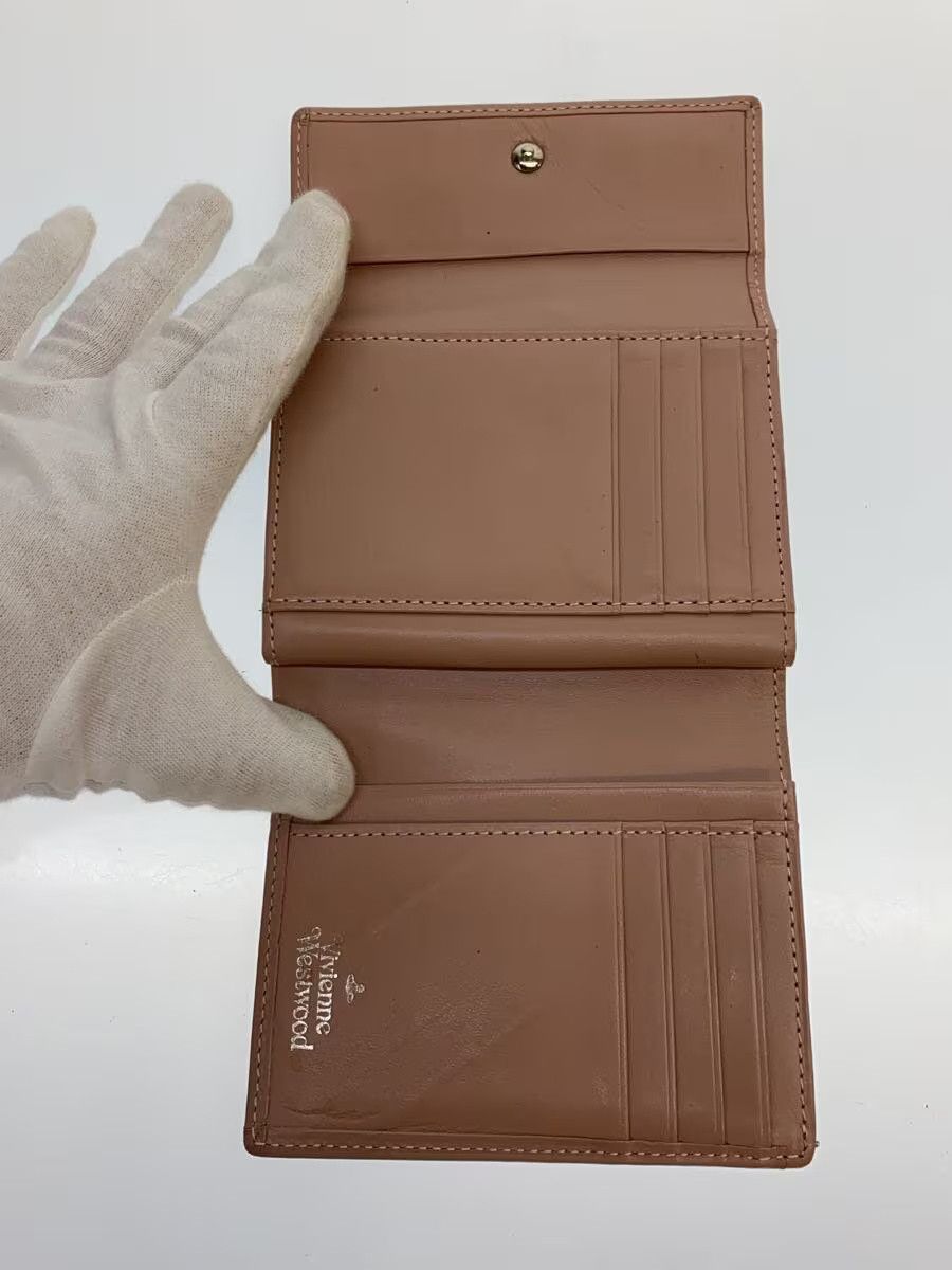 Vivienne Westwood Vivienne Westwood Lthr Tri-Fold Wallet Pink Size ONE SIZE - 4 Thumbnail