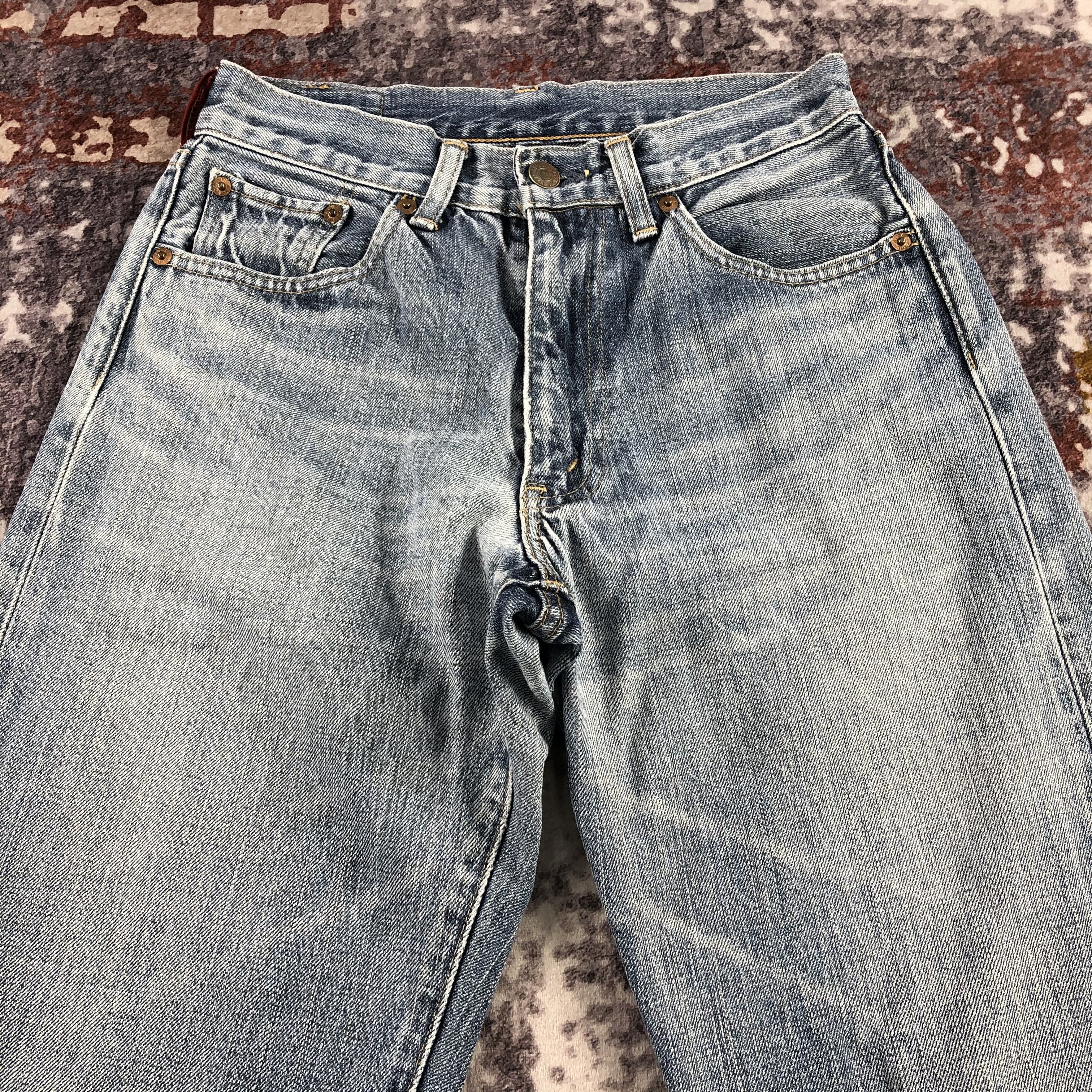 Levi's × Vintage Vintage 90s Levis 510 Red Loop Jeans-JM2782 Size US 26 / EU 42 - 3 Thumbnail