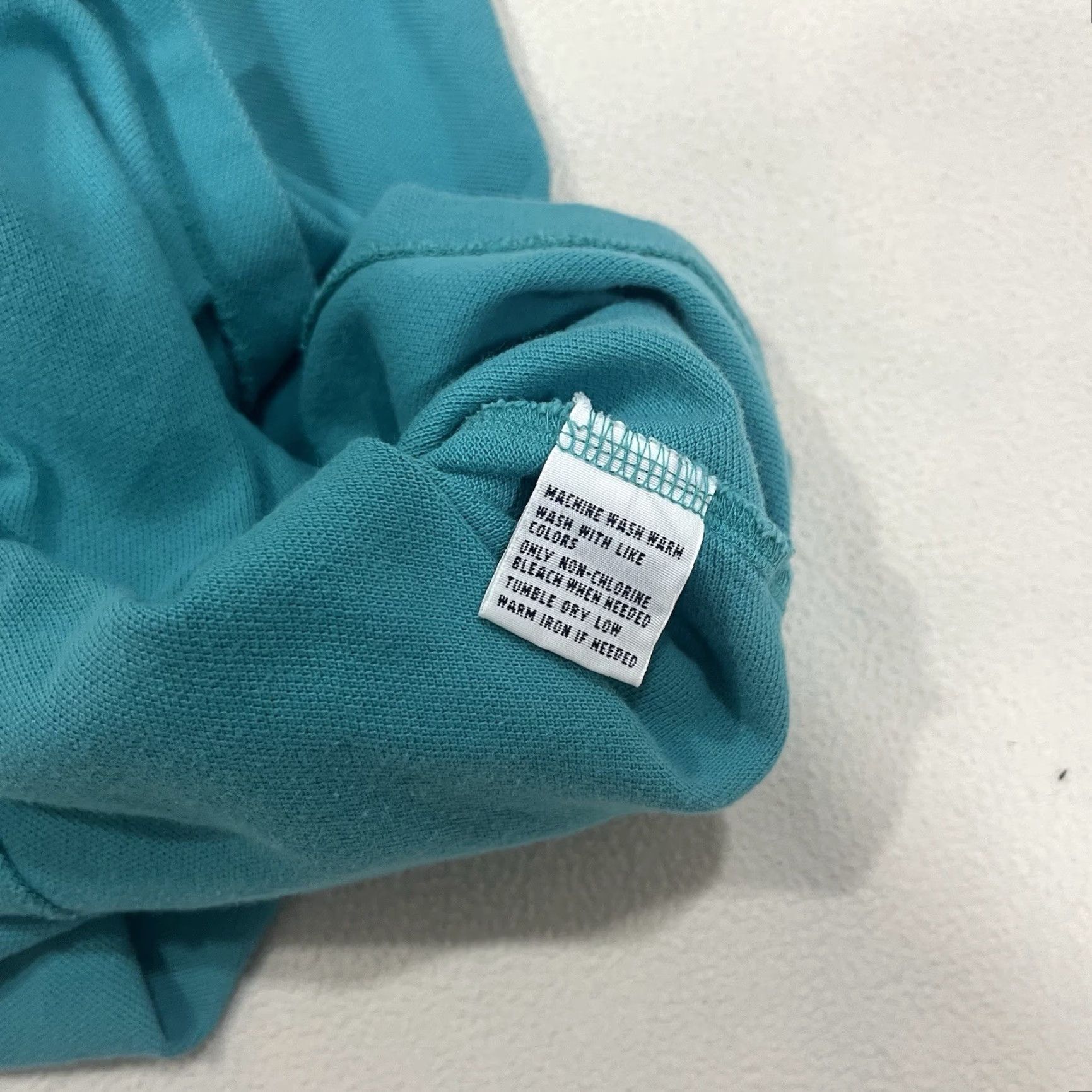 Ralph Lauren VINTAGE Ralph Lauren Polo Men’s Collared T Shirt Aqua Turquoise L Regular Logo Short Sleeve Knit Shirt Men Women? Size US L / EU 52-54 / 3 - 4 Thumbnail