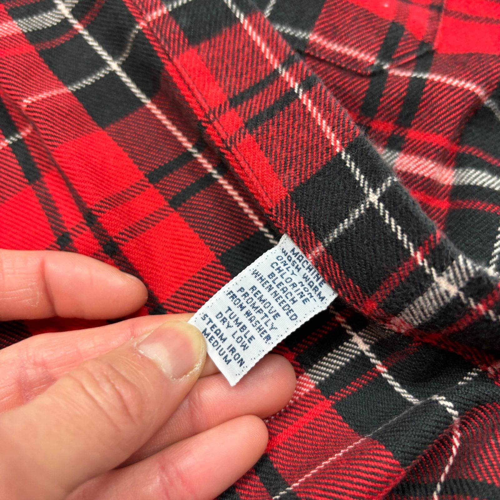 Polo Ralph Lauren × Vintage VTG Polo Ralph Lauren Flannel Button Up Shirt Men's Medium Size US M / EU 48-50 / 2 - 7 Thumbnail