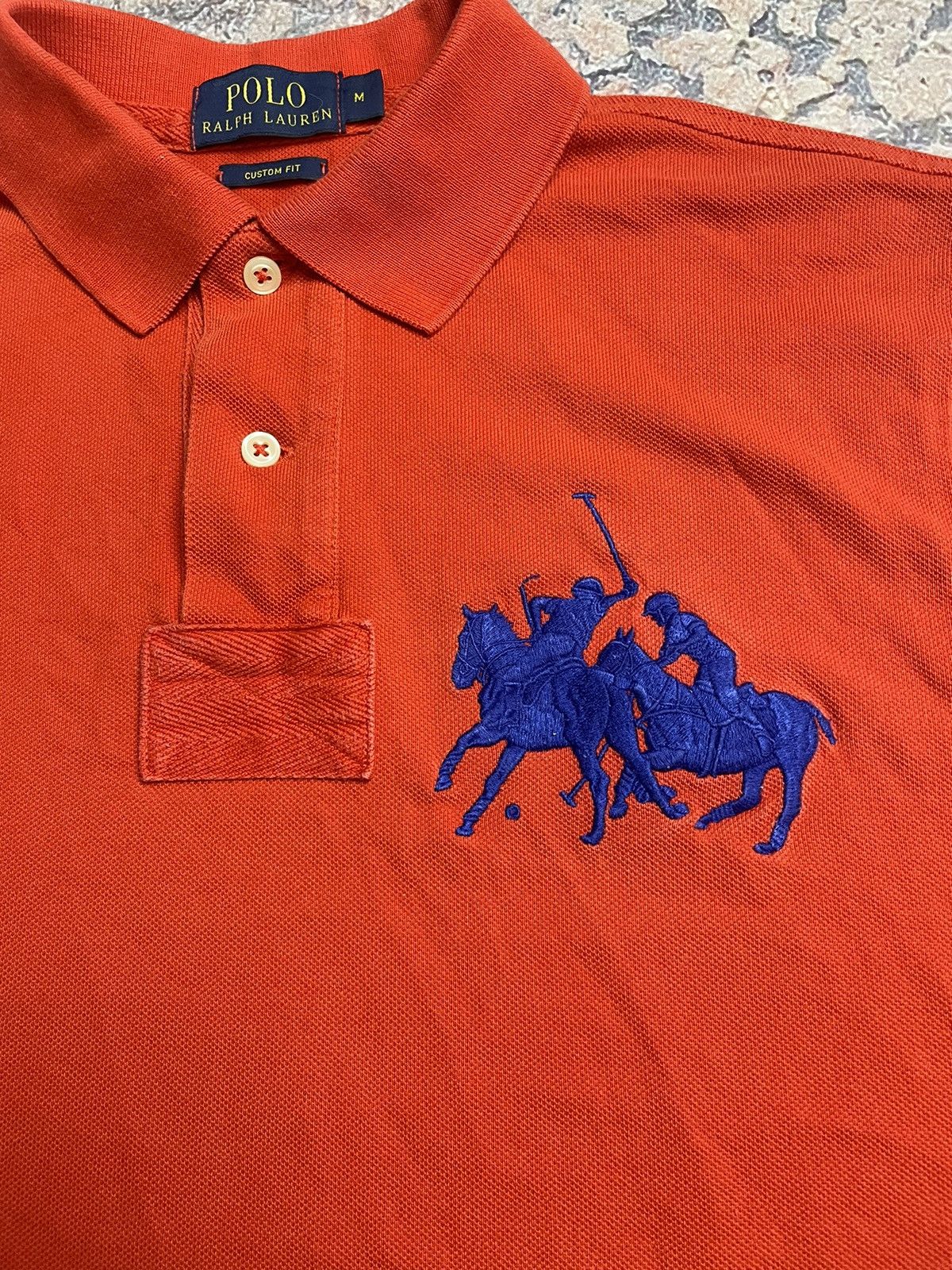 Vintage Y2K Vintage Polo Ralph Lauren Big Pony T-shirt Chief keef Size US M / EU 48-50 / 2 - 3 Thumbnail