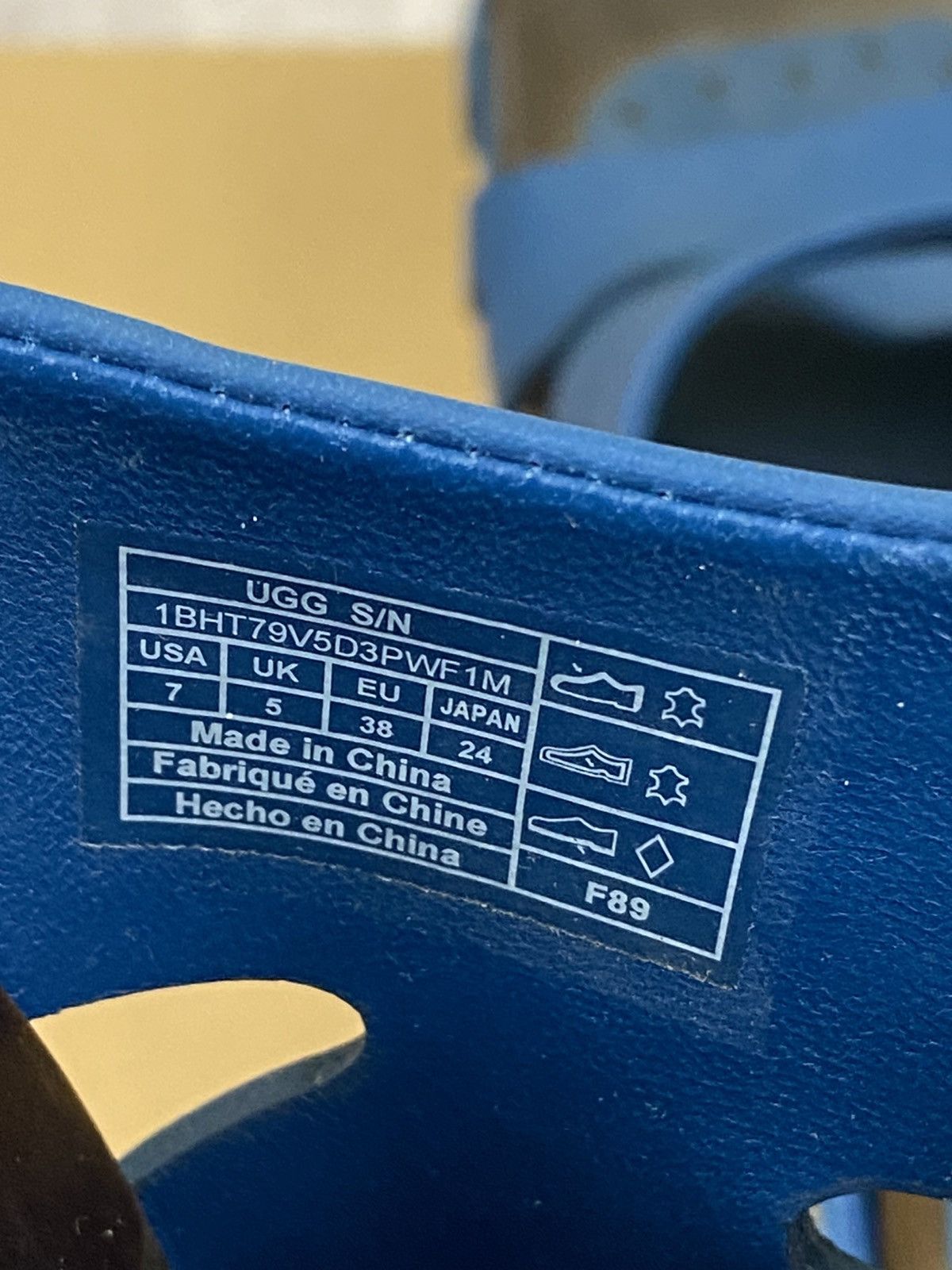 Eckhaus Latta Ugg x Eckhaus Latta Wooden Platform Clogs Blue Leather Upper Size US 8 / IT 38 - 4 Thumbnail