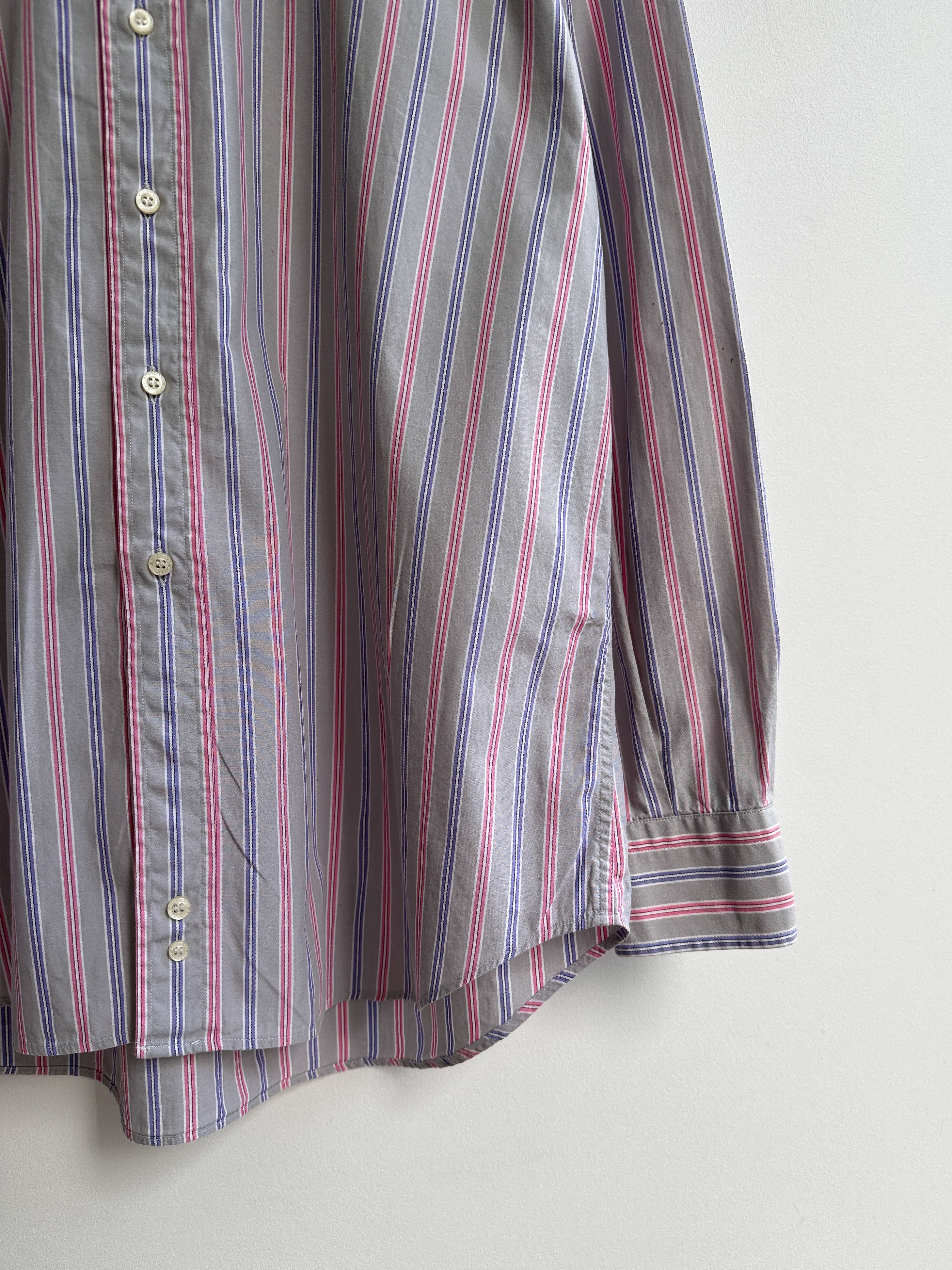 Burberry Vintage Burberry Striped Shirt Size US L / EU 52-54 / 3 - 7 Thumbnail