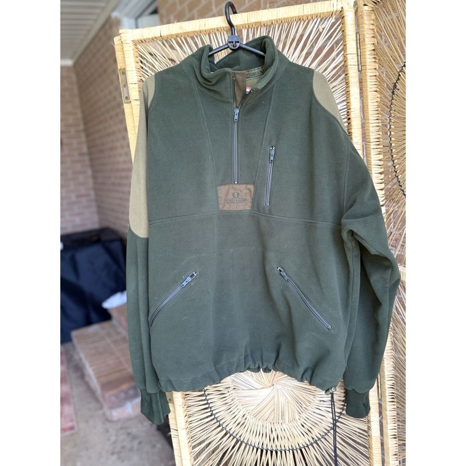 Vintage Chevalier Jacket Windbreaker Army Green XL Size US XL / EU 56 / 4 - 2 Thumbnail