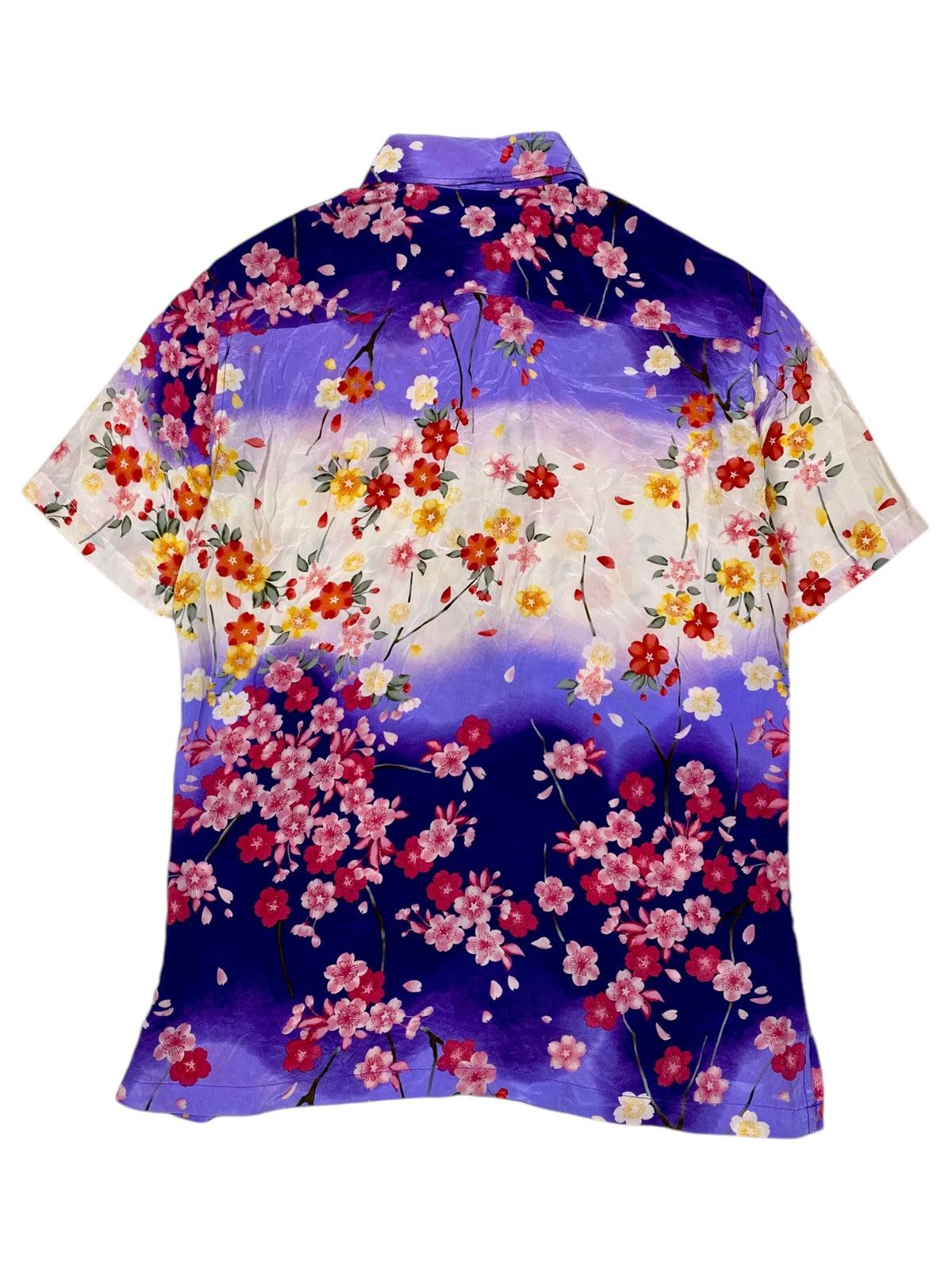 If Six Was Nine 2000s Tornado Mart - Fantasy Rose Mesh Shirt Size US M / EU 48-50 / 2 - 2 Thumbnail