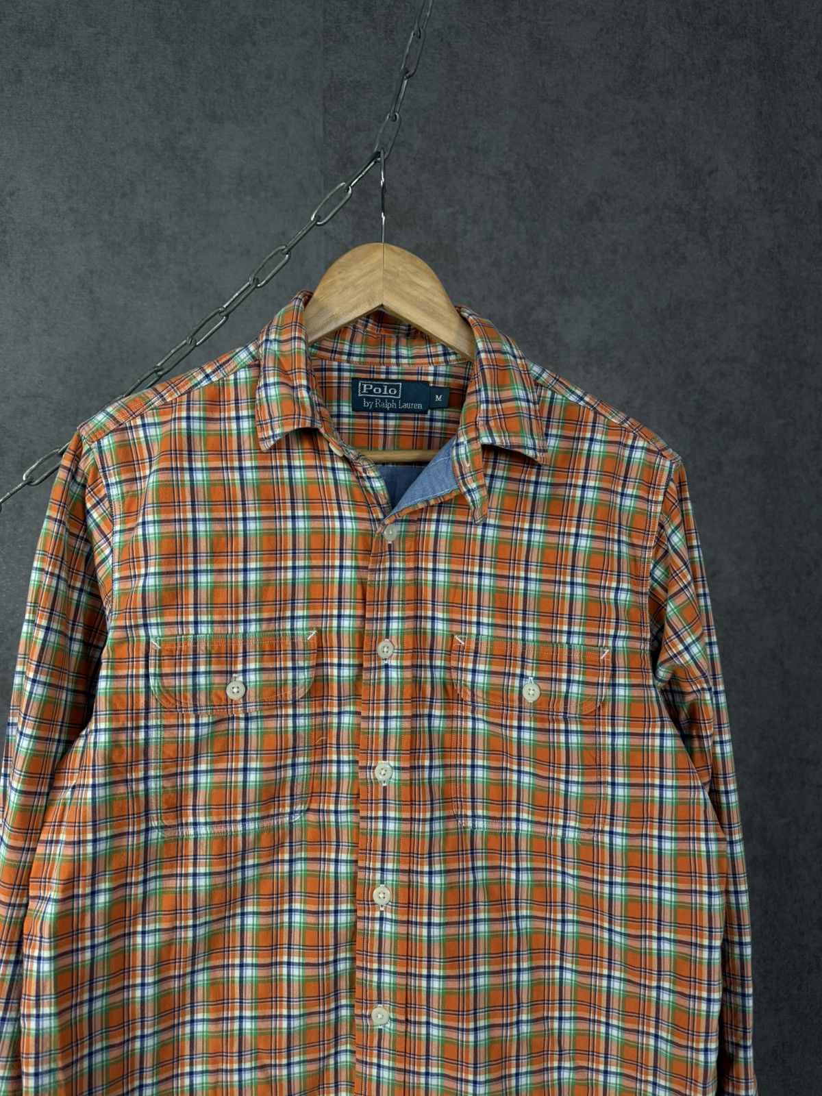 Polo Ralph Lauren Polo Ralph Lauren vintage designer flannel shirt Size US M / EU 48-50 / 2 - 3 Thumbnail