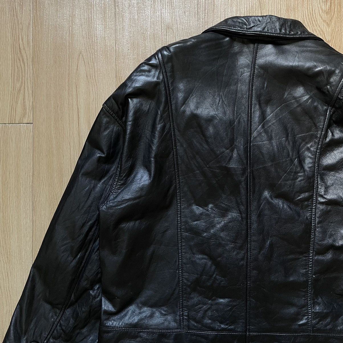 14th Addiction Tainer ruttsu sheep leather double breasted blazer jacket Size M / US 6-8 / IT 42-44 - 16 Thumbnail
