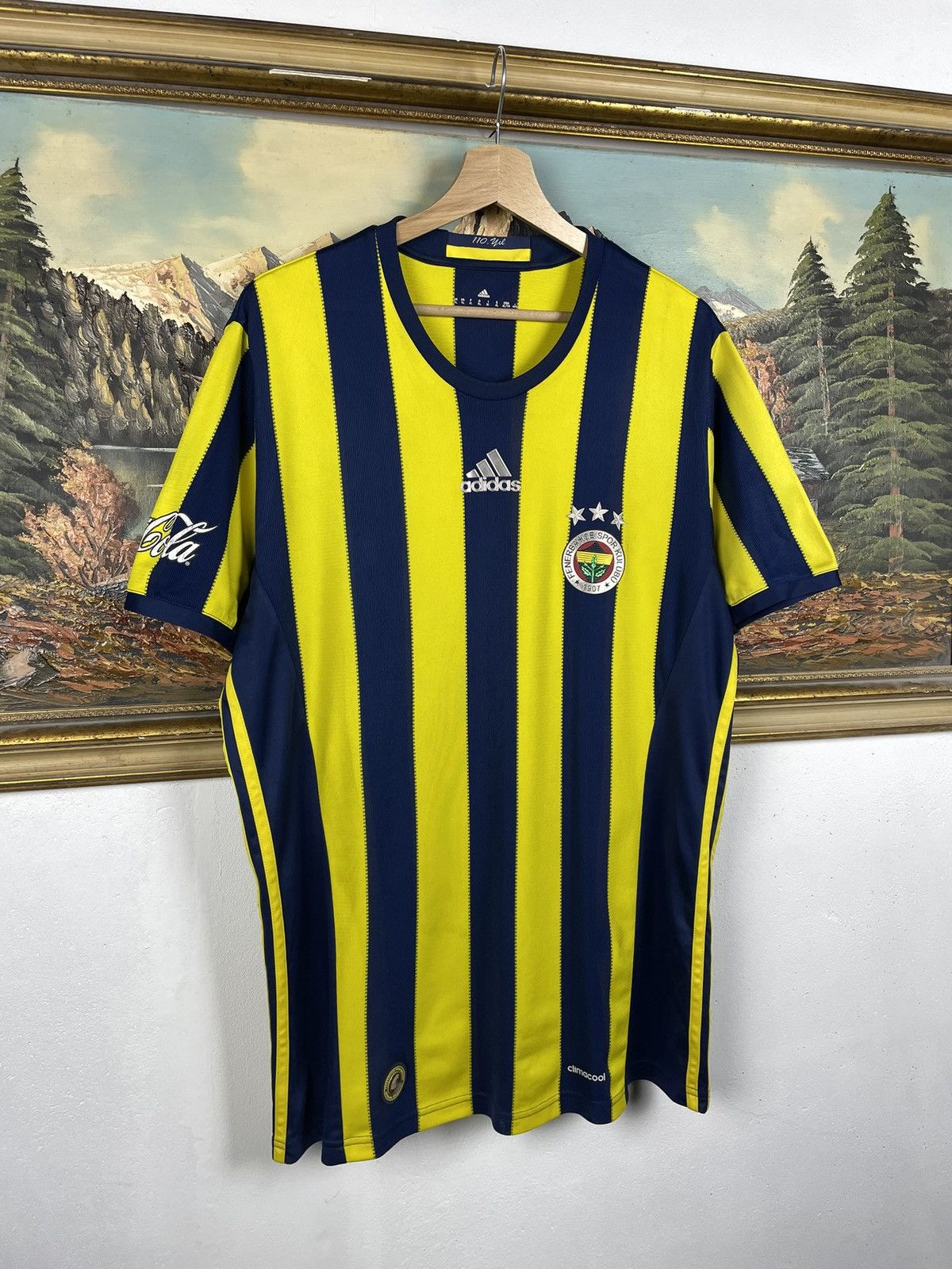 Adidas Adidas Fenerbahce Home Jersey Tshirt 2016/17 Soccer Football Size US XL / EU 56 / 4 - 3 Thumbnail