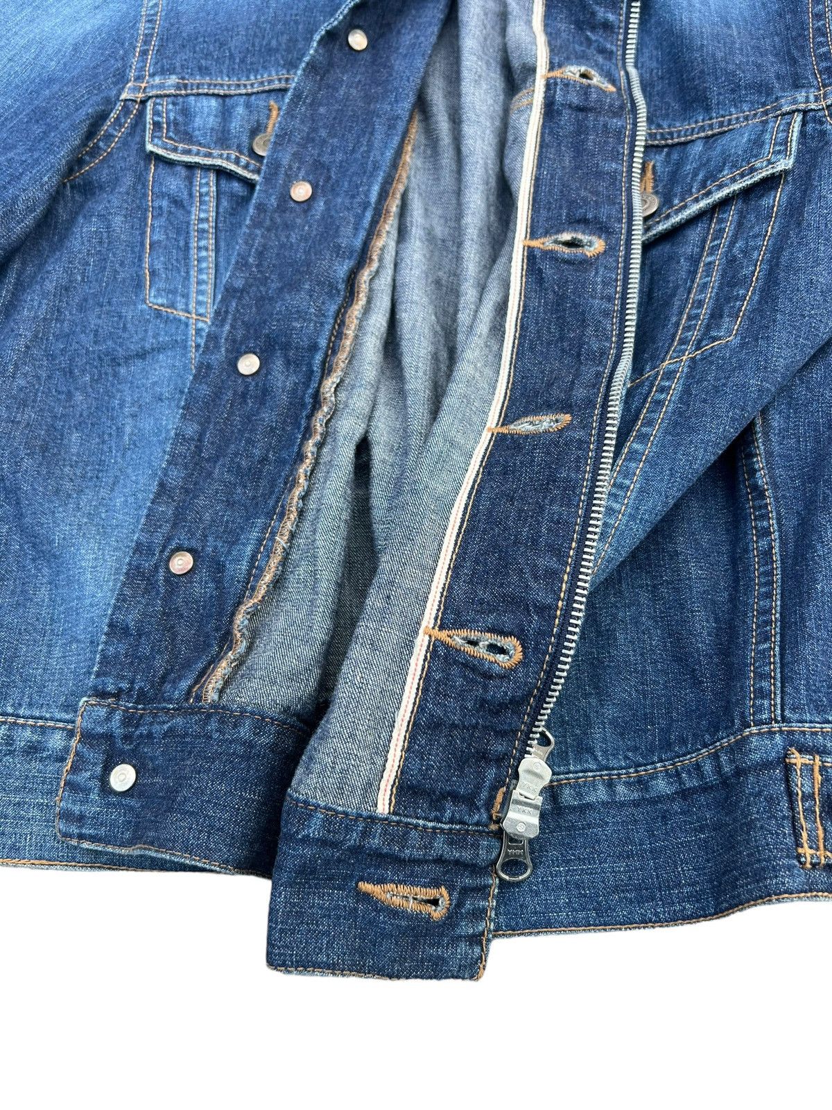 CABANE de ZUCCa Cabane de Zucca Japan Button Zip Denim Trucker Jacket Size US S / EU 44-46 / 1 - 10 Thumbnail