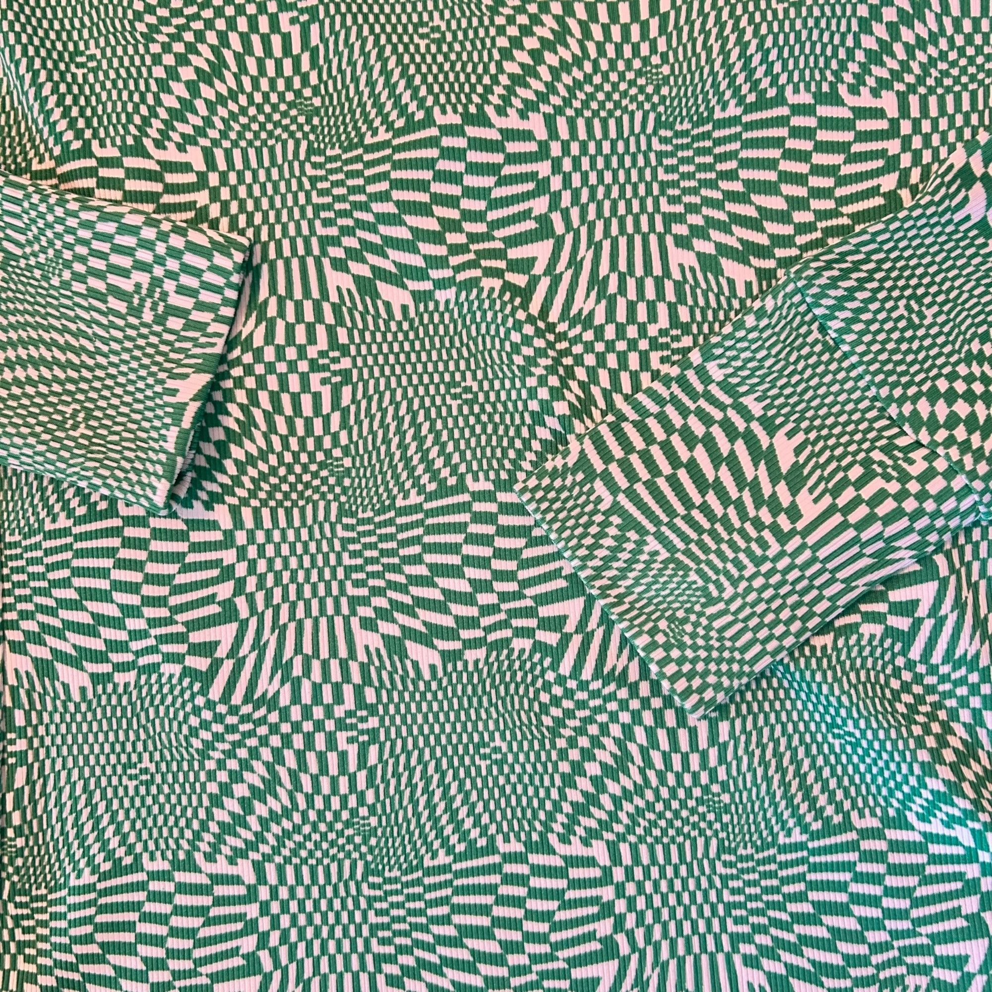 Other llQUAL Abstract Graphic Psychedelic Hypnotic High Neck Top S Size S / US 4 / IT 40 - 5 Thumbnail