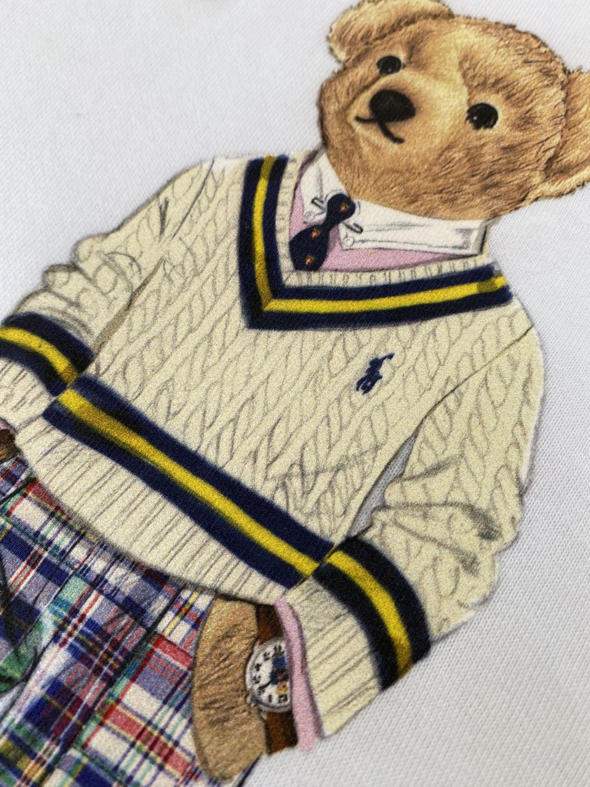 Polo Ralph Lauren Polo Ralph Lauren Polo Bear Fleece Hoodie Multi Color Y2K Size US XXL / EU 58 / 5 - 11 Thumbnail