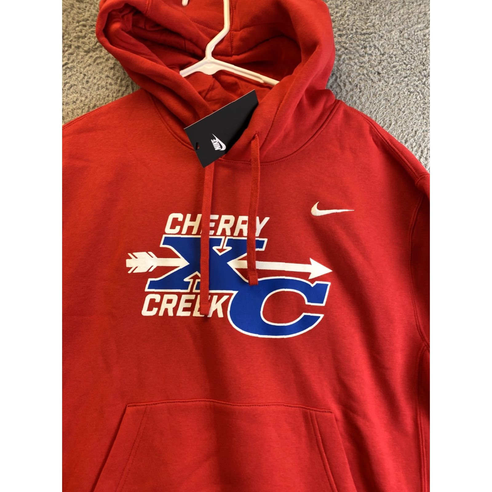 Nike Nike Pullover Hoodie Unisex Adults Size M Red University Logo Swoosh Pocket Sportswear Size US M / EU 48-50 / 2 - 3 Thumbnail