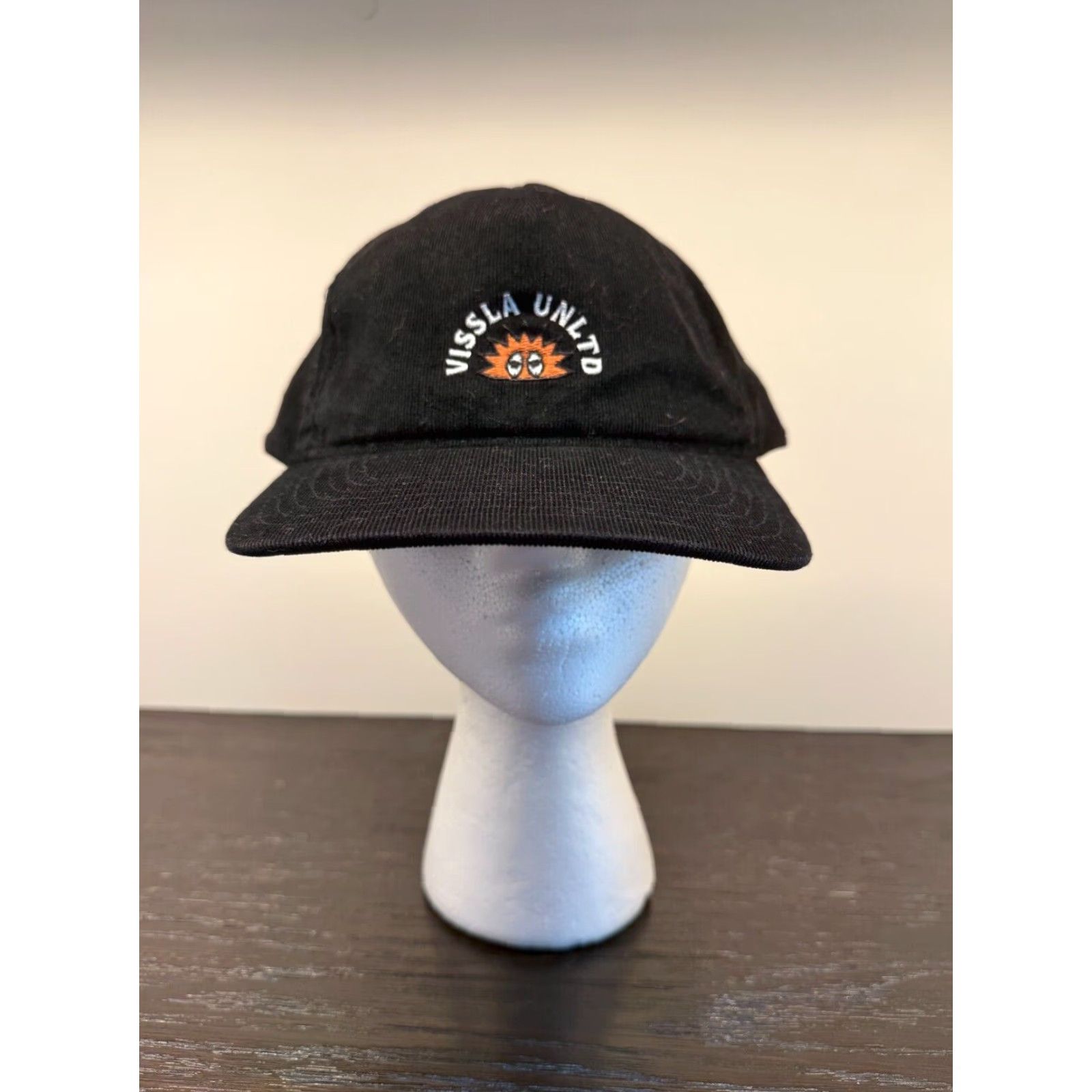 Vissla VISSLA Hat Cap Mens Black One Size Unltd Corduroy Strapback Dad Hike Skate Size ONE SIZE - 2 Thumbnail