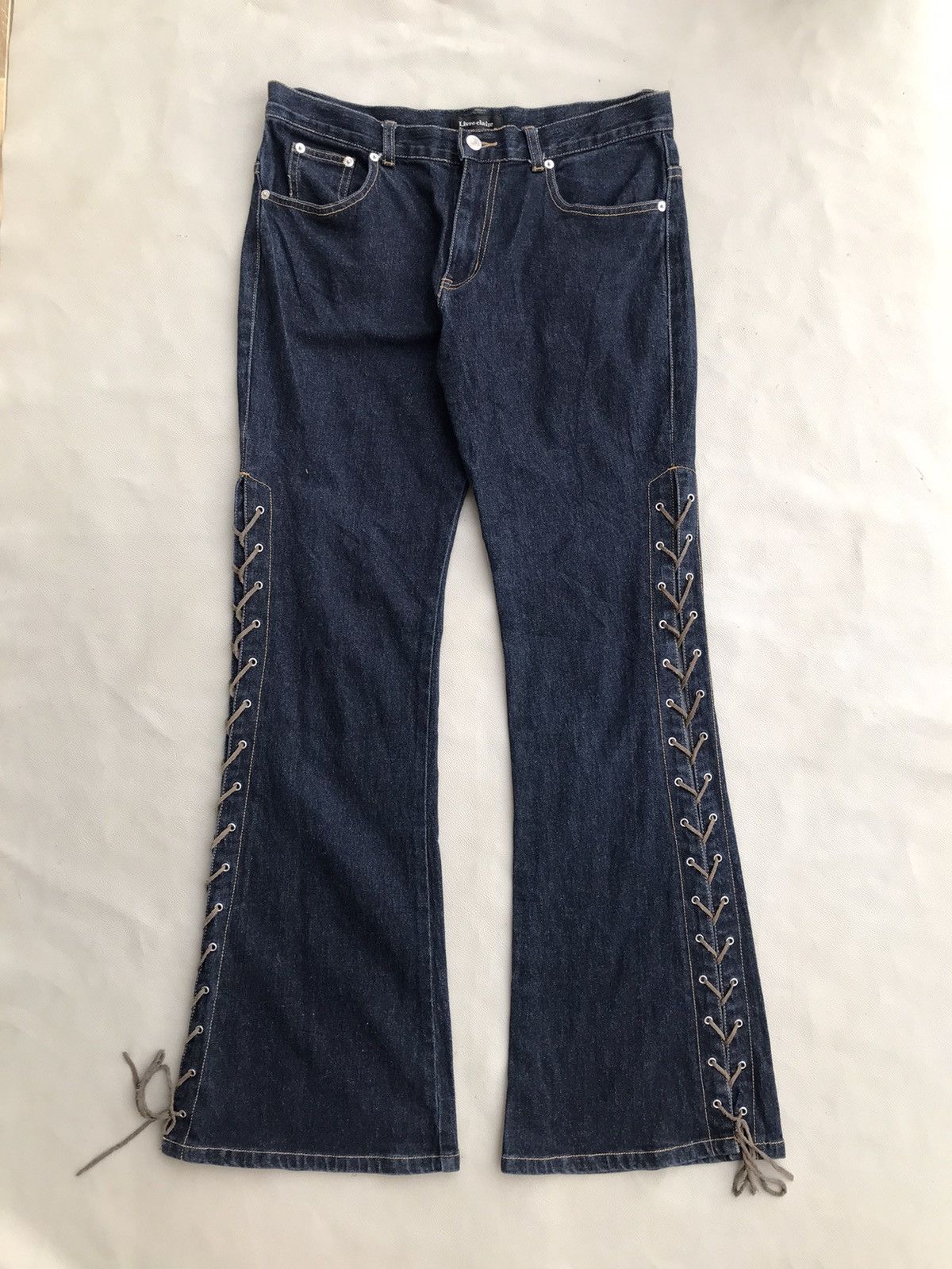 Le Grande Bleu (L.G.B.) Goa Style Flared Jeans Rope Japanese Liveclaire ...