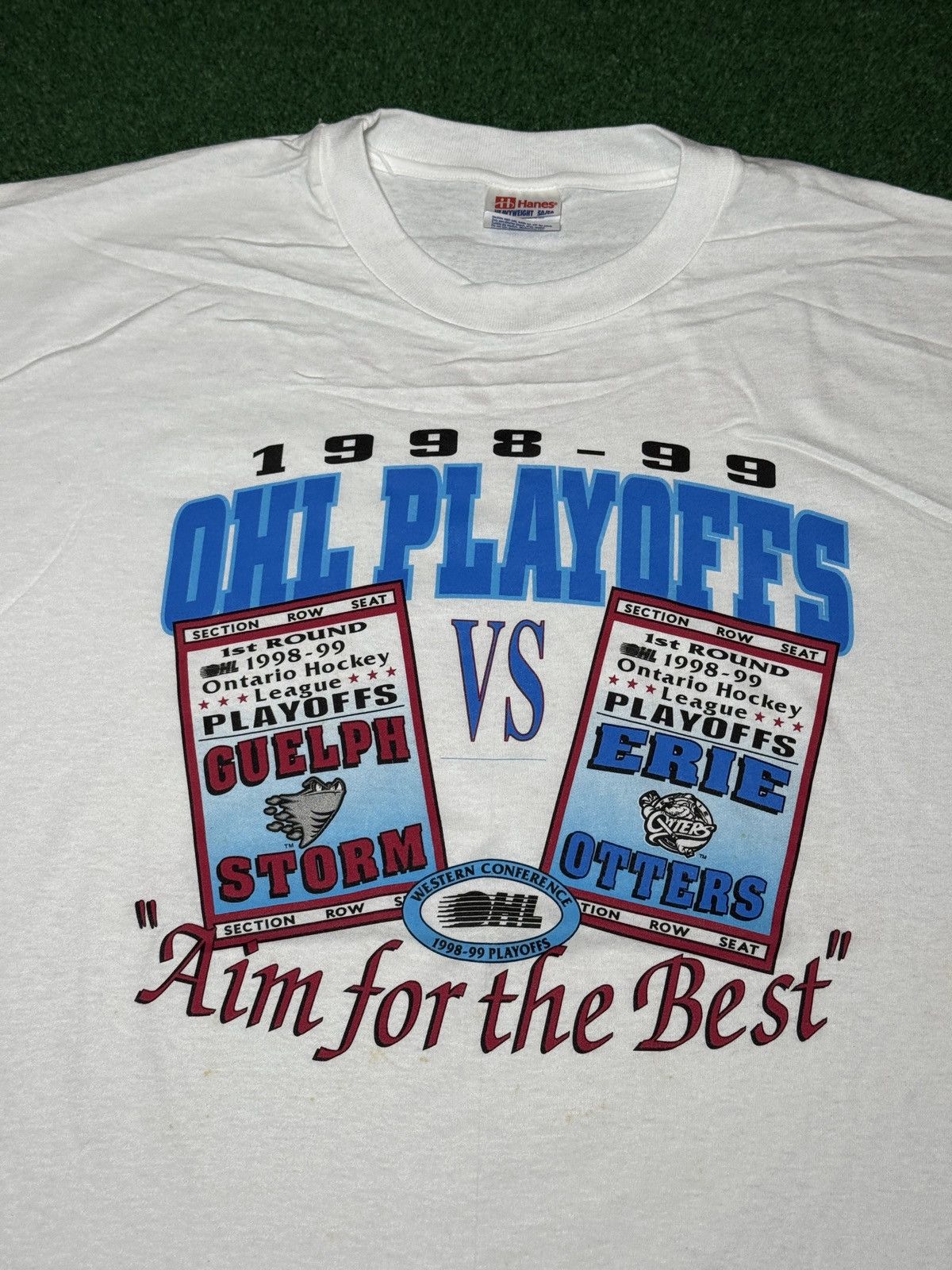 Vintage Vintage Erie Otters 90s OHL Playoffs 1999 XL Hockey T Shirt Size US XL / EU 56 / 4 - 2 Thumbnail