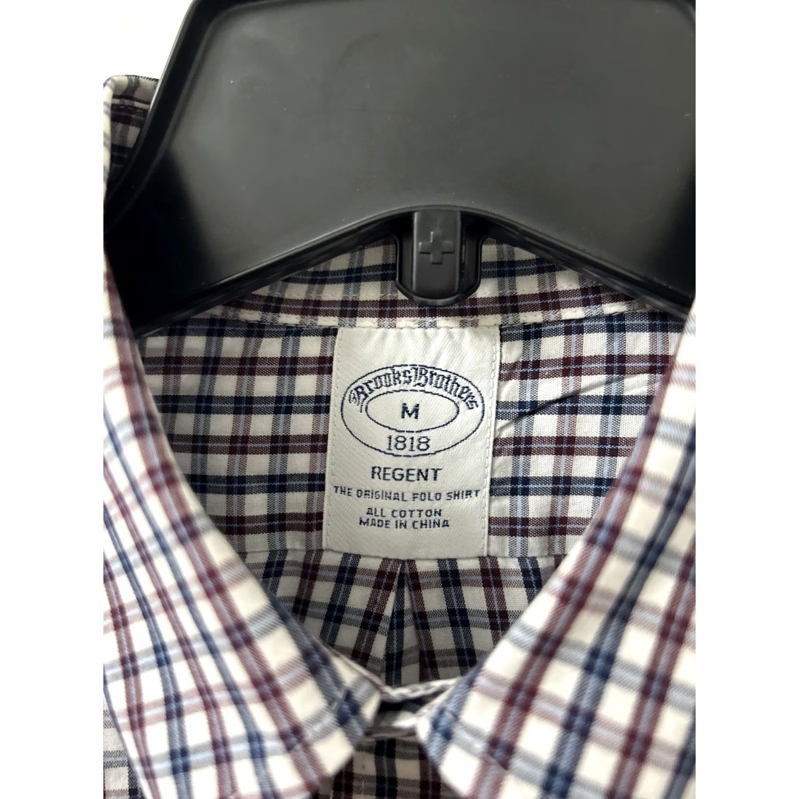 Brooks Brothers VINTAGE Brooks Brothers Original Polo Shirt Mens M Red Blue White Plaid Regent Button Up Shirt Size US M / EU 48-50 / 2 - 6 Thumbnail