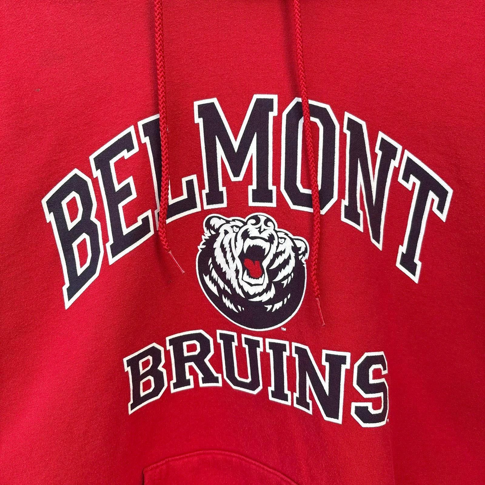 Champion Y2K Belmont University red hoodie Size US M / EU 48-50 / 2 - 7 Thumbnail