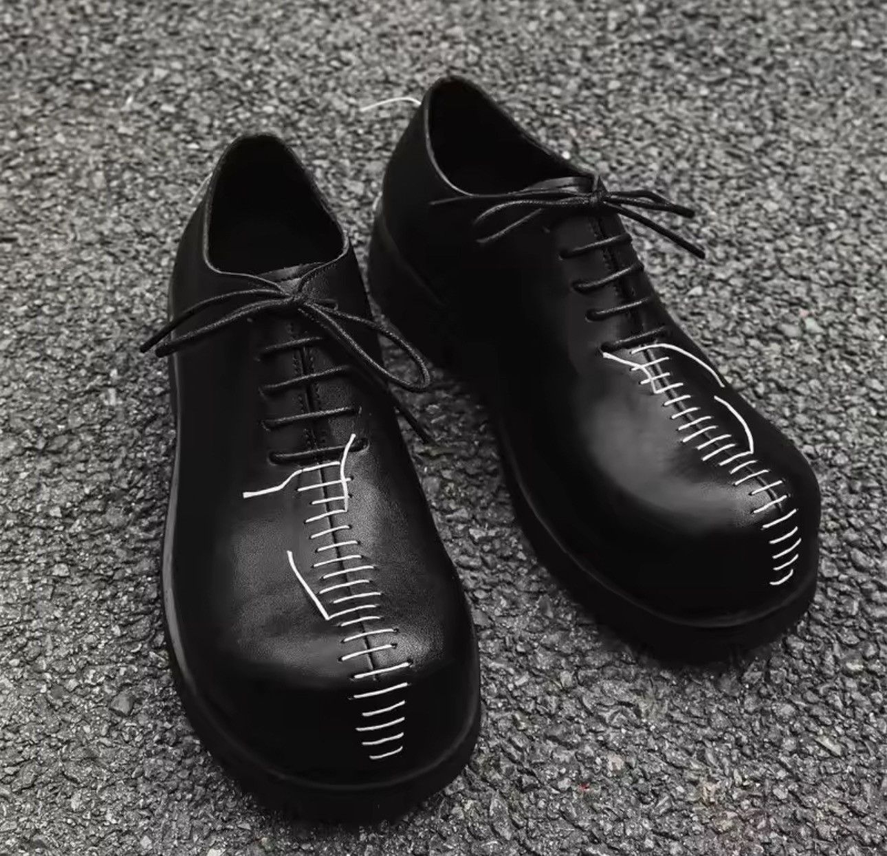 Other Real Genuine Leather Punk Gothic Derby Casual Shoes Boots Size US 11 / EU 44 - 4 Thumbnail