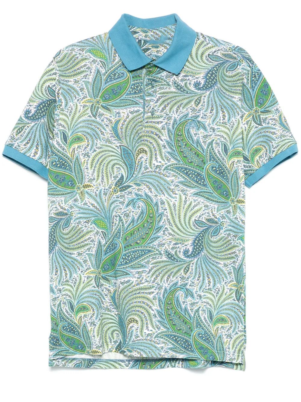 Other Light Blue Short Sleeve Polo Shirt – Classic Men's Polo Size US M / EU 48-50 / 2 - 2 Thumbnail