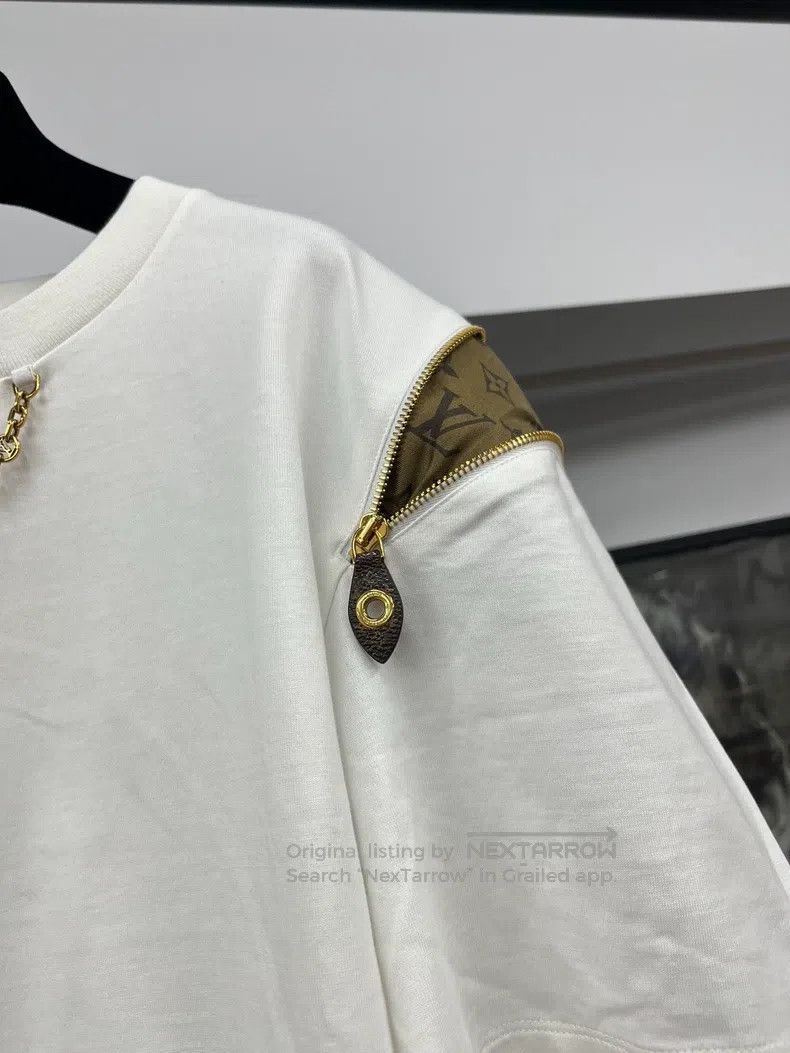 Louis Vuitton Louis Vuitton Old Flower Patchwork Zipper short sleeves Size M / US 6-8 / IT 42-44 - 2 Thumbnail