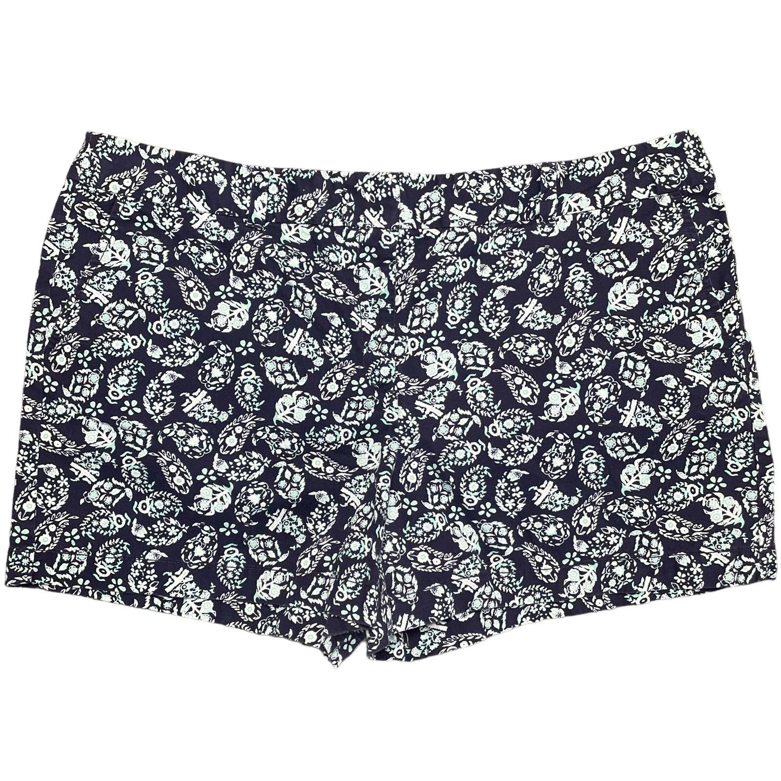 Loft NWOT Loft Cotton Paisley Shorts Size 38" / US 16 / IT 52 - 1 Thumbnail