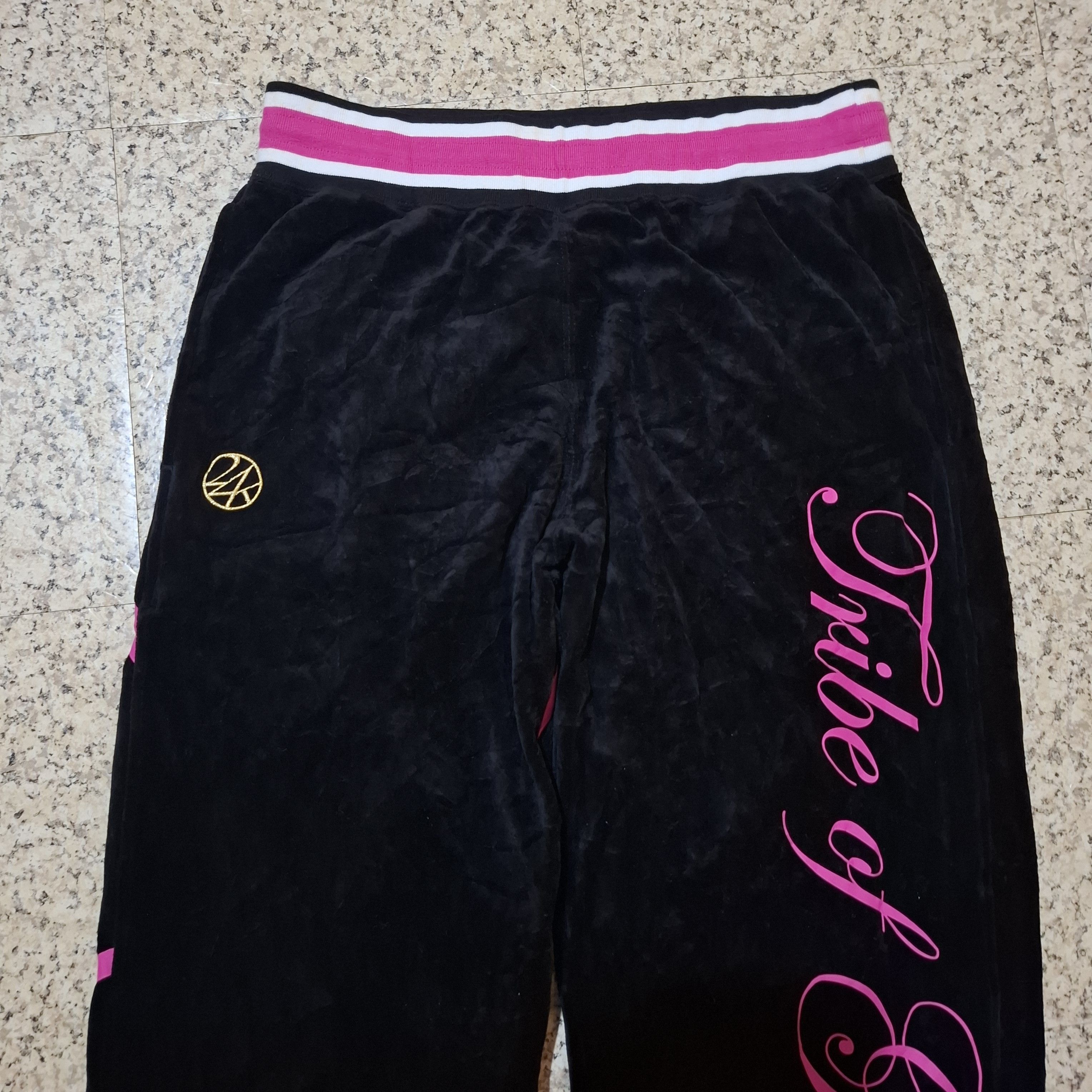 Japanese Brand RARE 24karats Japan "Tribe of Gold" Velour Sweatpants Size US 34 / EU 50 - 2 Thumbnail