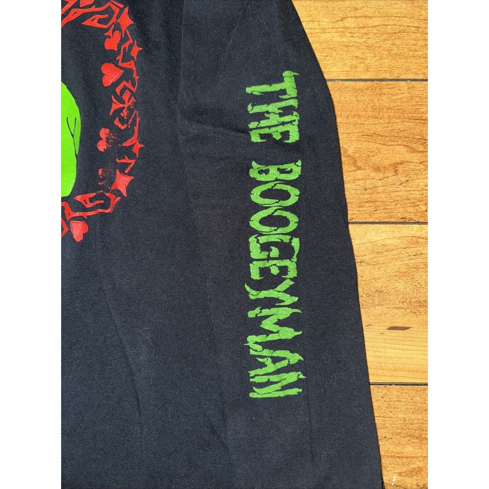 Disney × Vintage Vintage Oogie Boogie Long Sleeve T-Shirt Black Large 20x27 Size US L / EU 52-54 / 3 - 3 Thumbnail