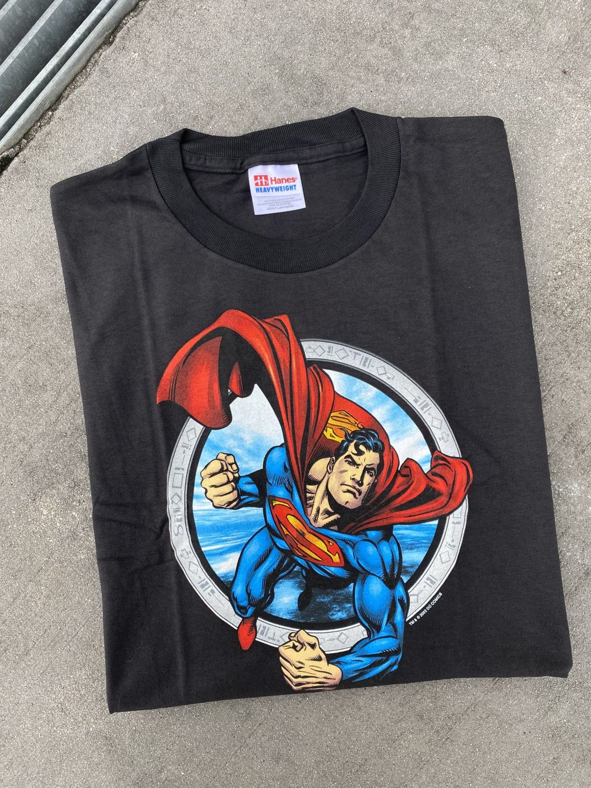 DC Comics Vintage Rare Superman Graphitti © 2002 DC Comics Size US XL / EU 56 / 4 - 4 Thumbnail