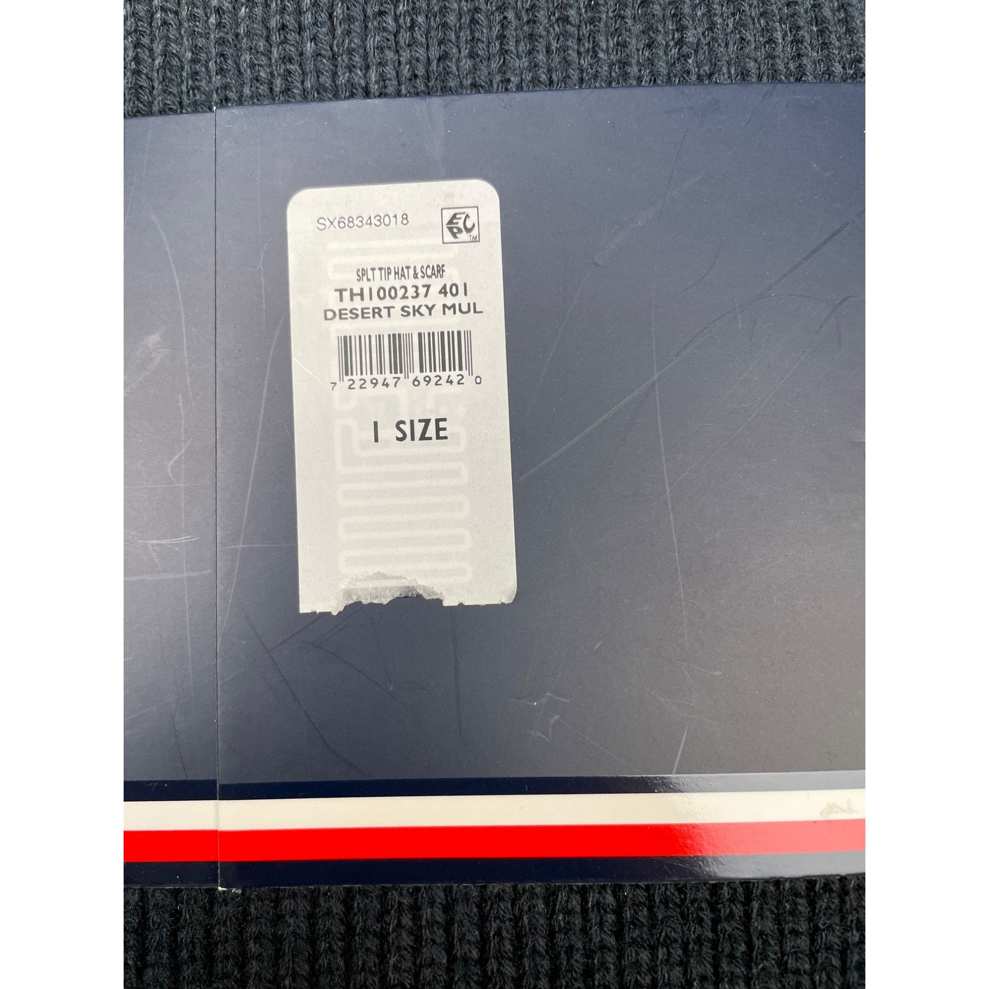 Tommy Hilfiger Tommy Hilfiger Men's Blue Scar and Hat Set One Size SKU 6049 Size ONE SIZE - 6 Thumbnail