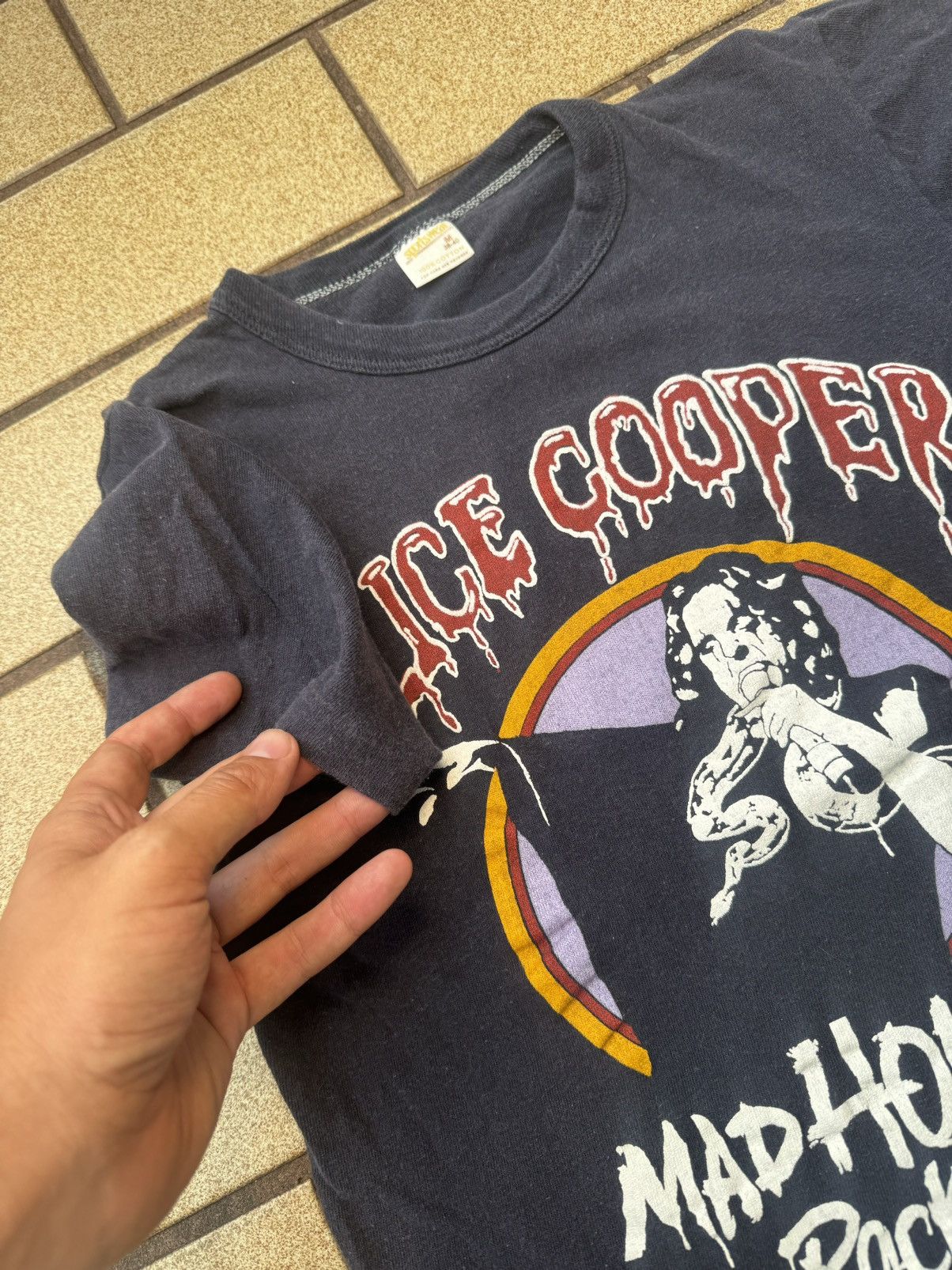 Band Tees × Vintage 1979 Alice Cooper Mad House World Tour 79 Grail true vintage Size US M / EU 48-50 / 2 - 3 Thumbnail