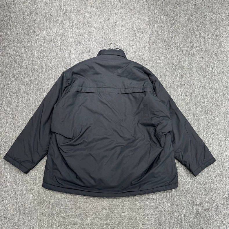 Balenciaga Balenciaga Black Cotton Padded Jacket by Balenciaga -2507 Size US XXS / EU 40 - 2 Thumbnail