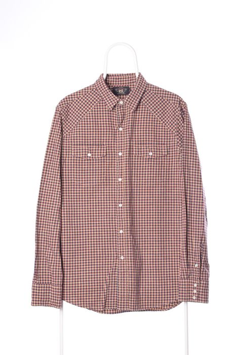 RRL Ralph Lauren Ralph Lauren RRL checked Western Shirt size L