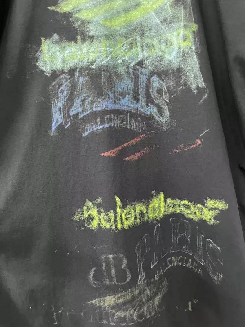 Balenciaga Balenciaga Graffiti Dress in Size S-2505 Size 35" - 5 Thumbnail
