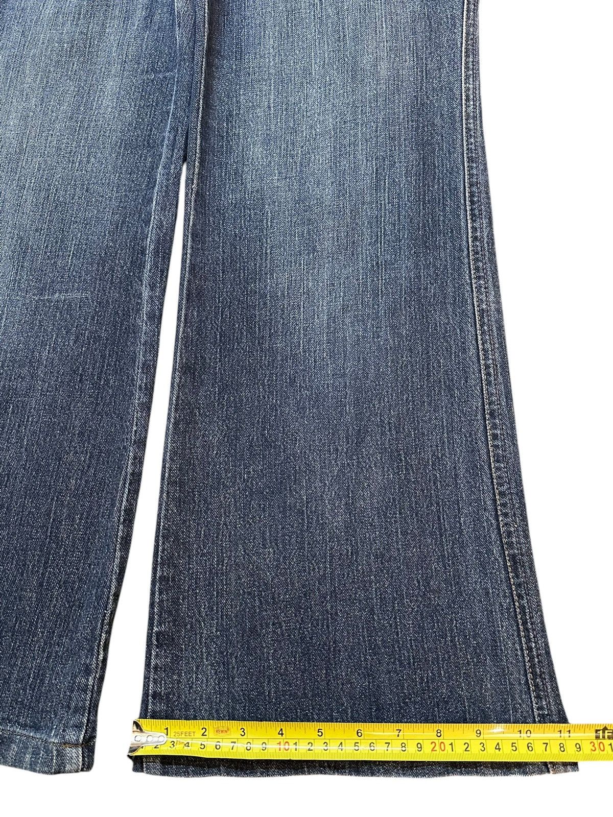 Hypebeast Vintage Japanese Brand Blue Faded Wash Style Baggy Jeans Size US 32 / EU 48 - 16 Thumbnail