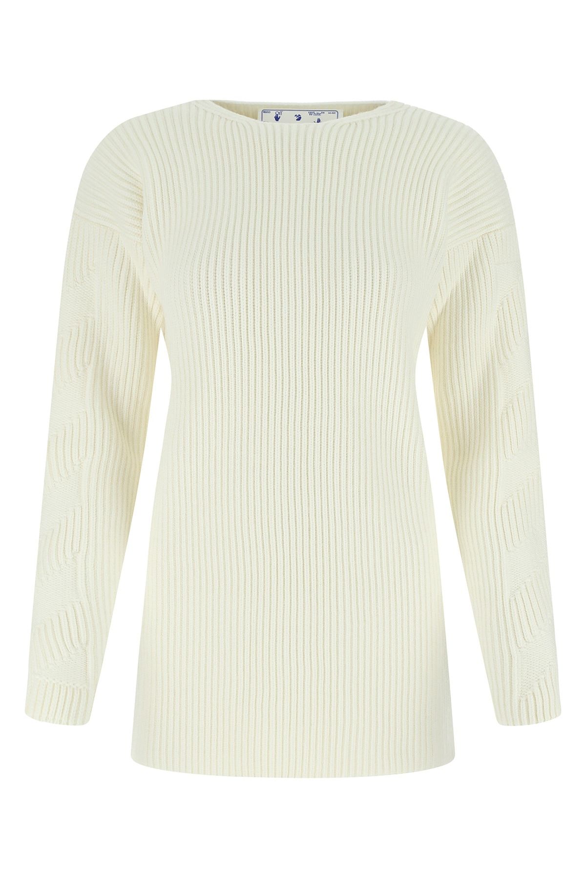 Ivory Virgin Wool Sweater