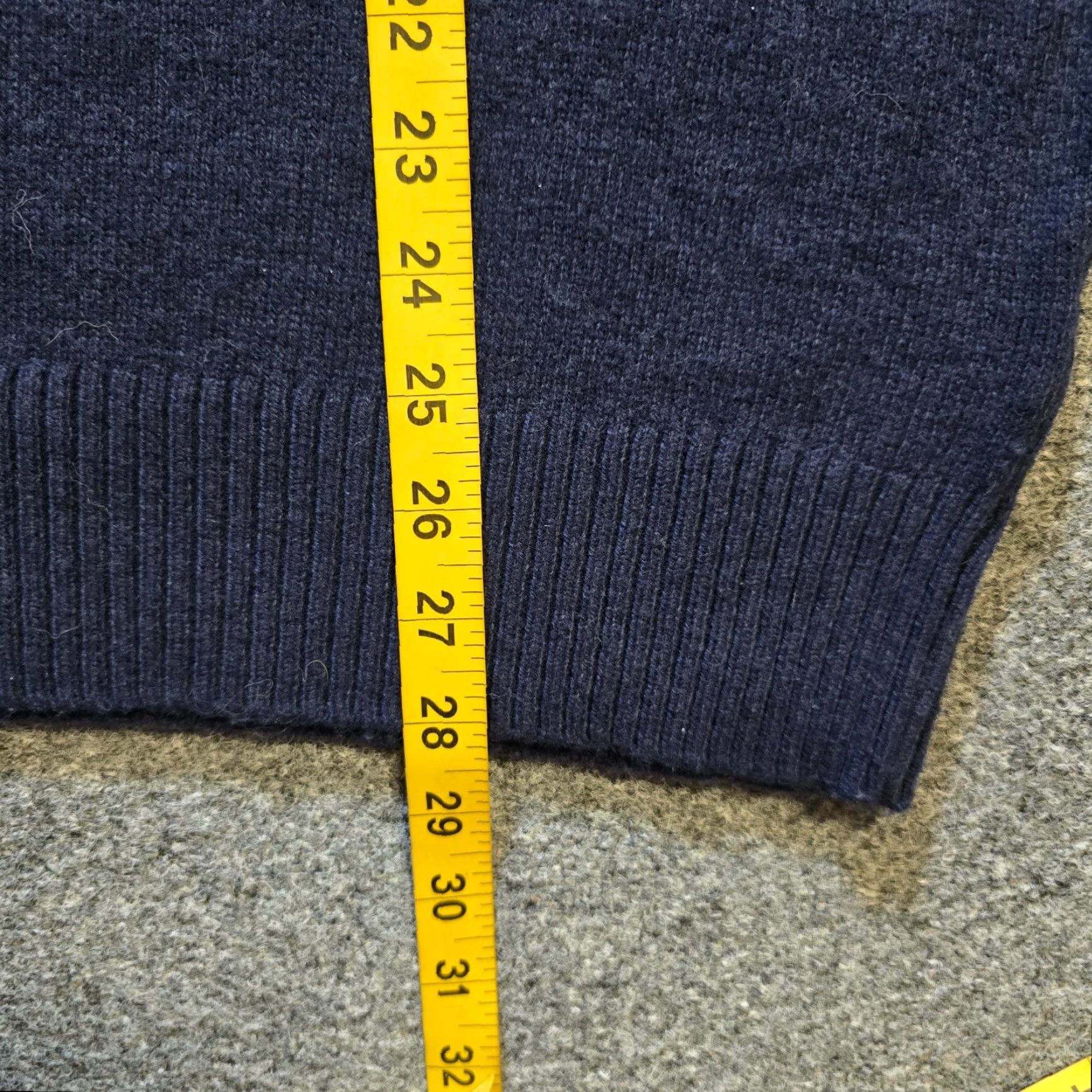 J.Crew J.CREW Sweater Men XL Blue Henley Lambswool Knit Long Sleeve Capsule Casual Size US XL / EU 56 / 4 - 6 Thumbnail