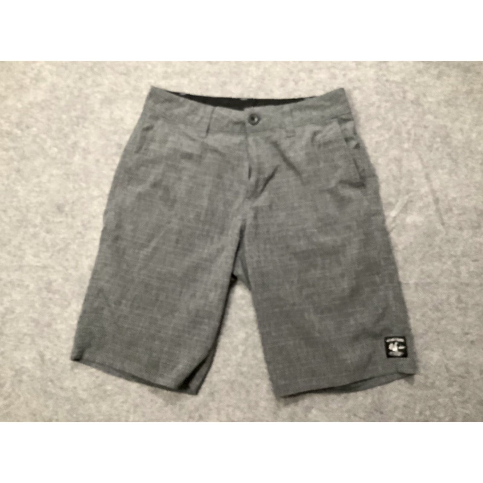 Vans VANS Board Shorts Mens 28 Gray Stoked When Soaked Series Plaid Comfortable Fit Pockets 28 Mens Gray Board Shorts Size US 28 / EU 44 - 2 Thumbnail