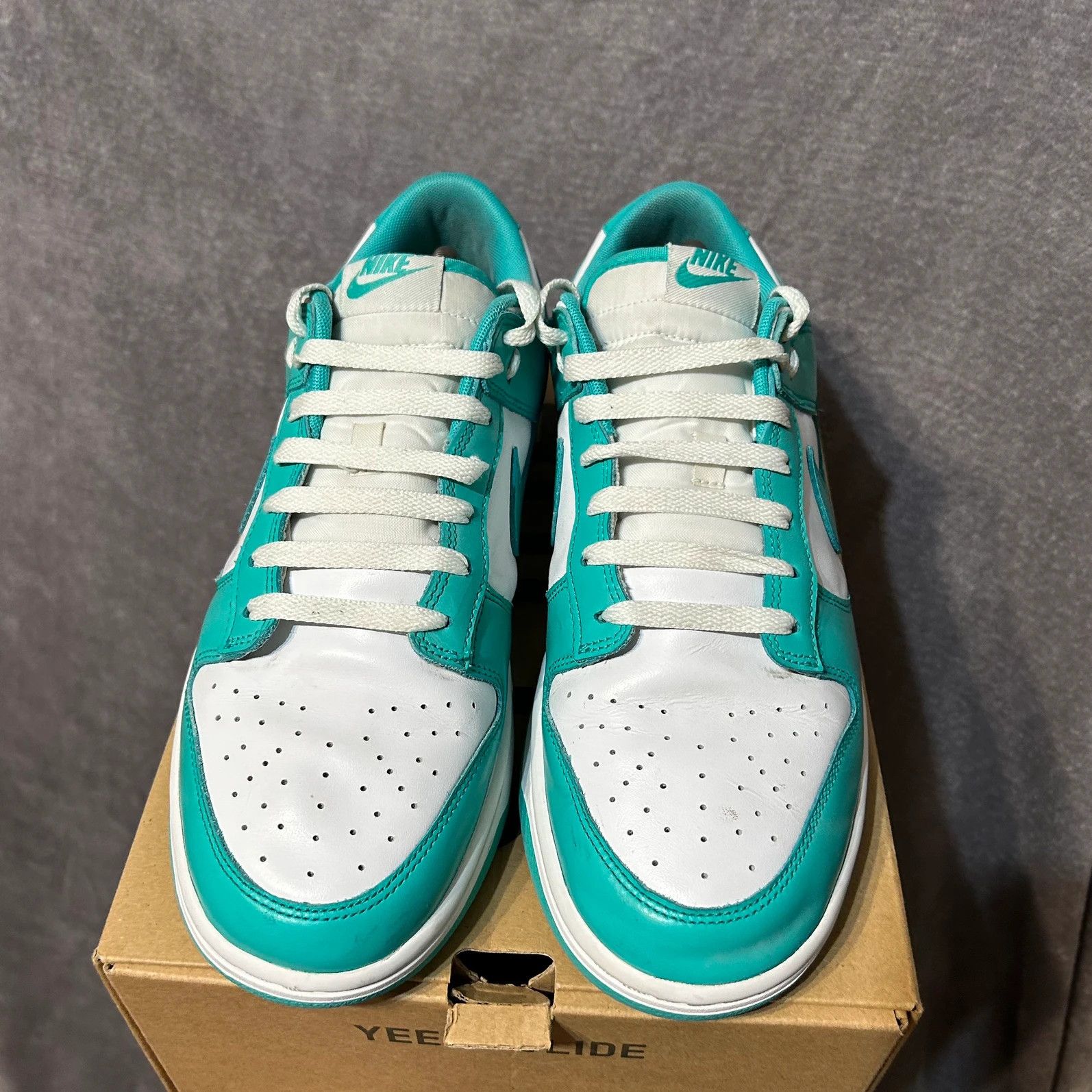 Nike Nike Dunk Low Retro White Clear Jade Bttys sneakers Size US 12 / EU 45 - 6 Thumbnail