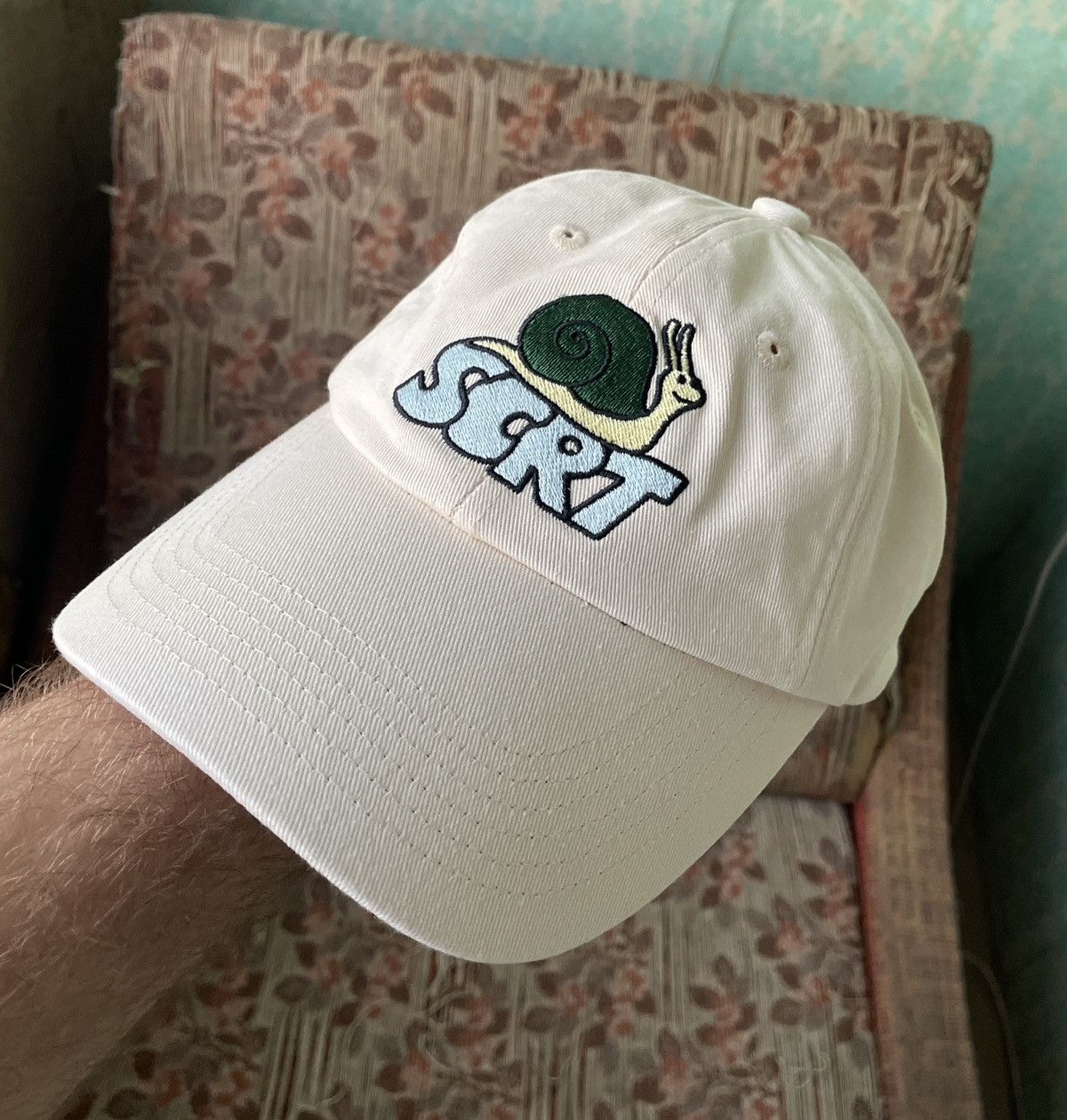 SCRT SCRT Snail logo Beige Cap Stay Creative Co. Size ONE SIZE - 14 Thumbnail