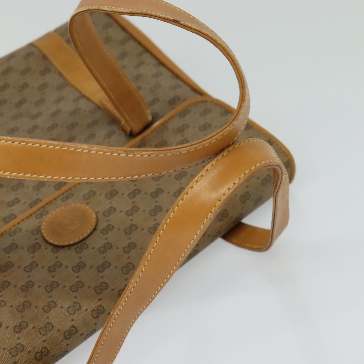 Gucci GUCCI Micro GG Supreme Hand Bag Pvc Leather Beige Gold 000 Size ONE SIZE - 7 Thumbnail