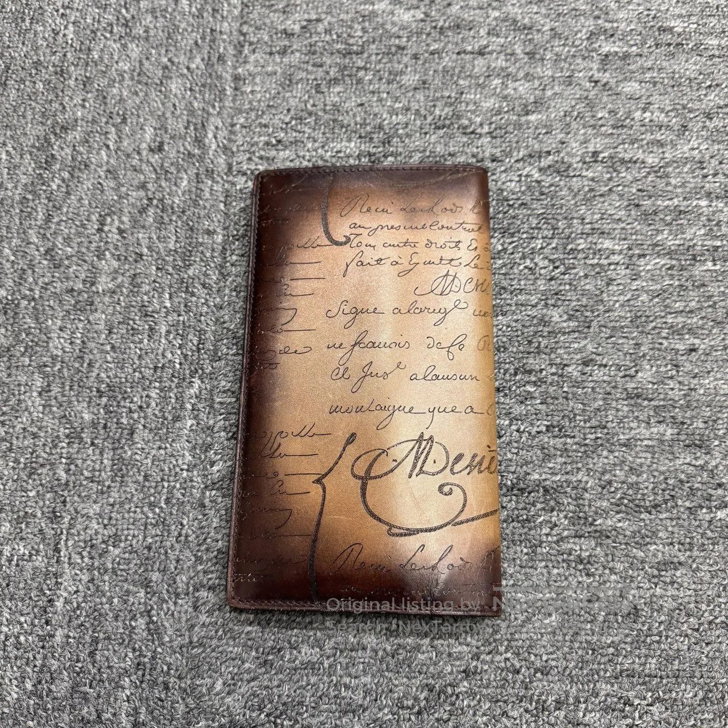 Berluti Berluti Wallet with aged-looking engravings| Size ONE SIZE - 1 Thumbnail
