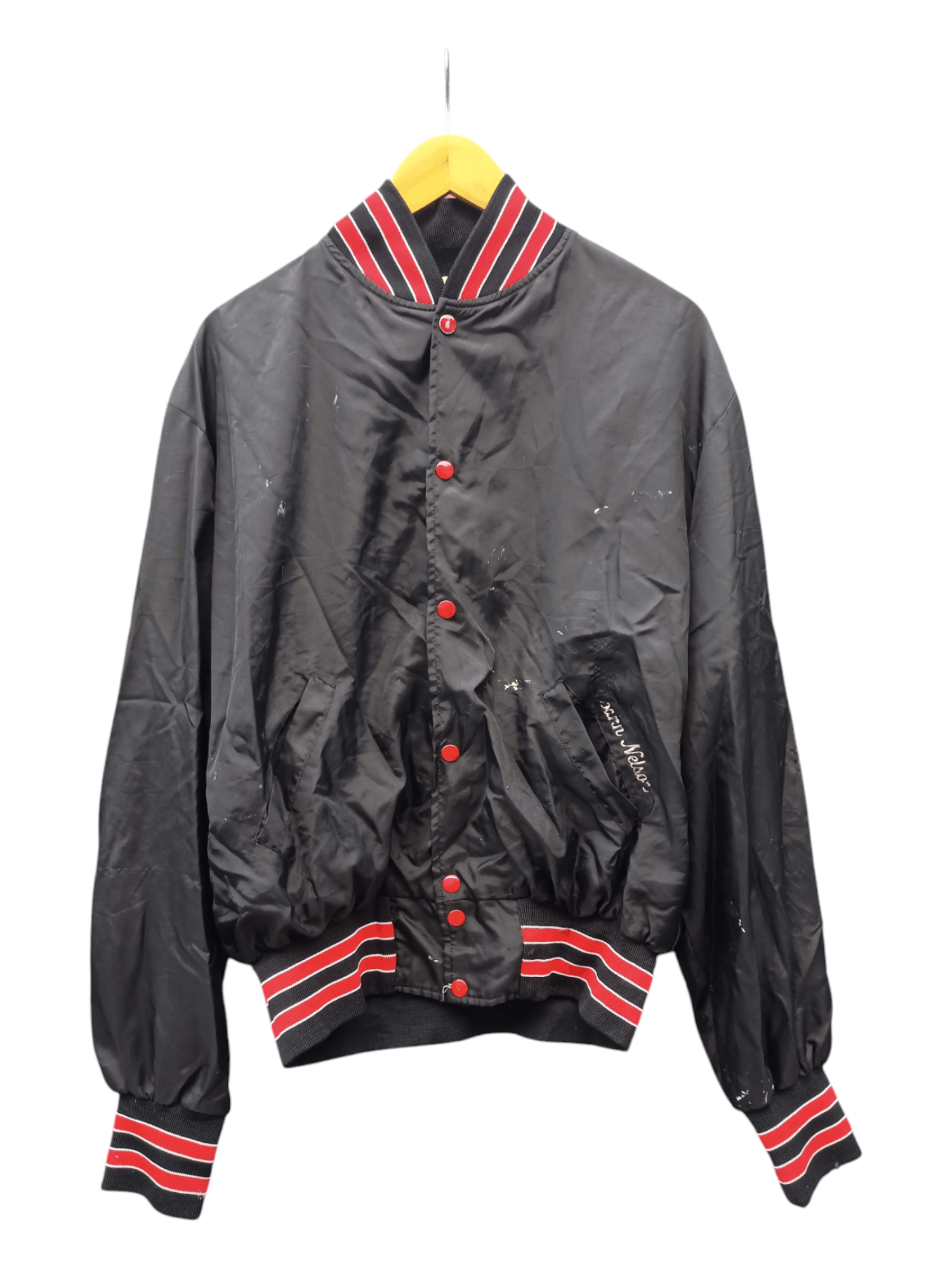 Holloway Vintage 90s Halloway Hondis Bros Versity Nylon Jacket Size US XL / EU 56 / 4 - 2 Thumbnail