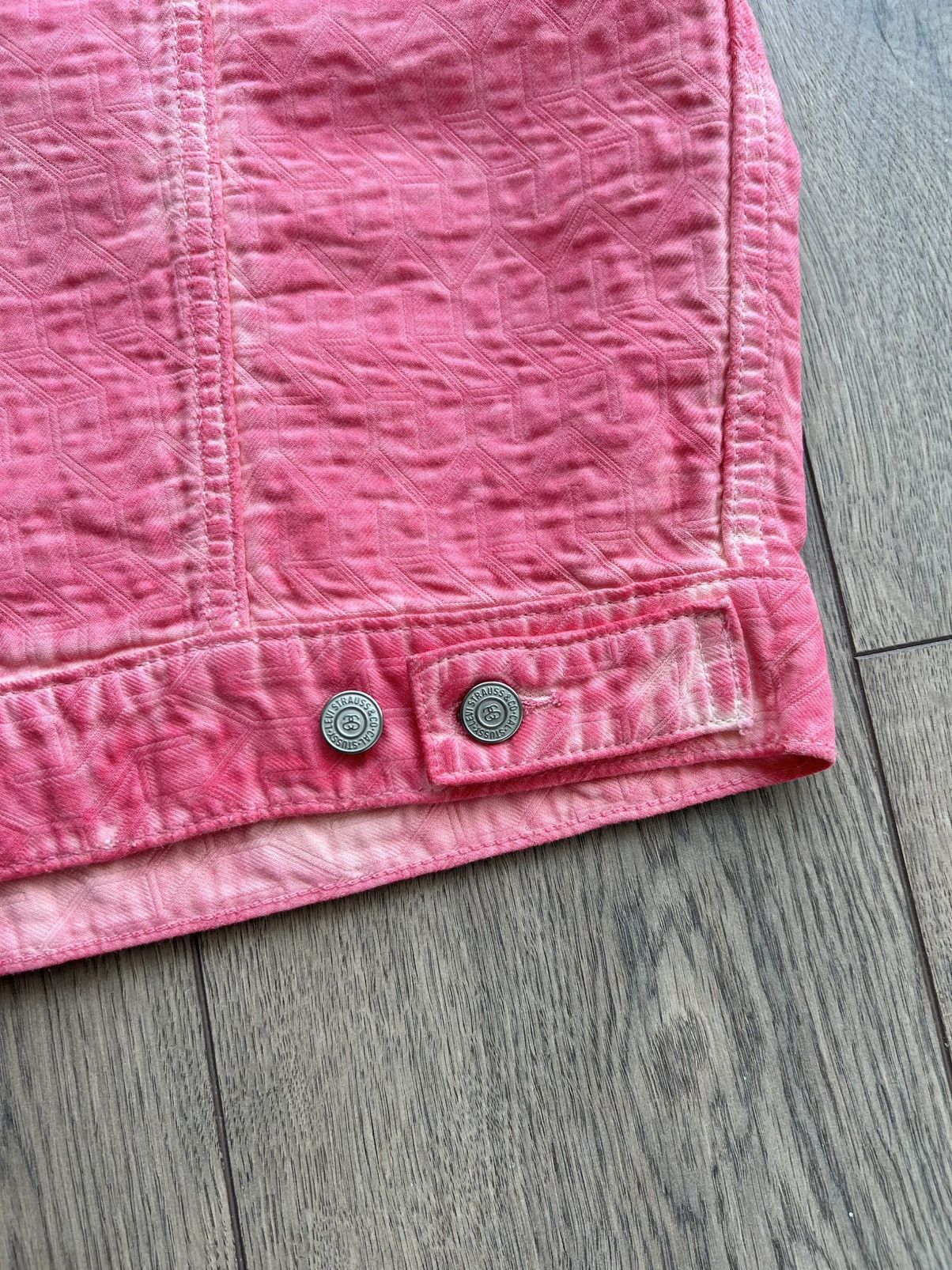 Levi's × Stussy Stussy x Levi’s Jacquard Type 2 Trucker Jacket Pink Medium Size US M / EU 48-50 / 2 - 18 Thumbnail