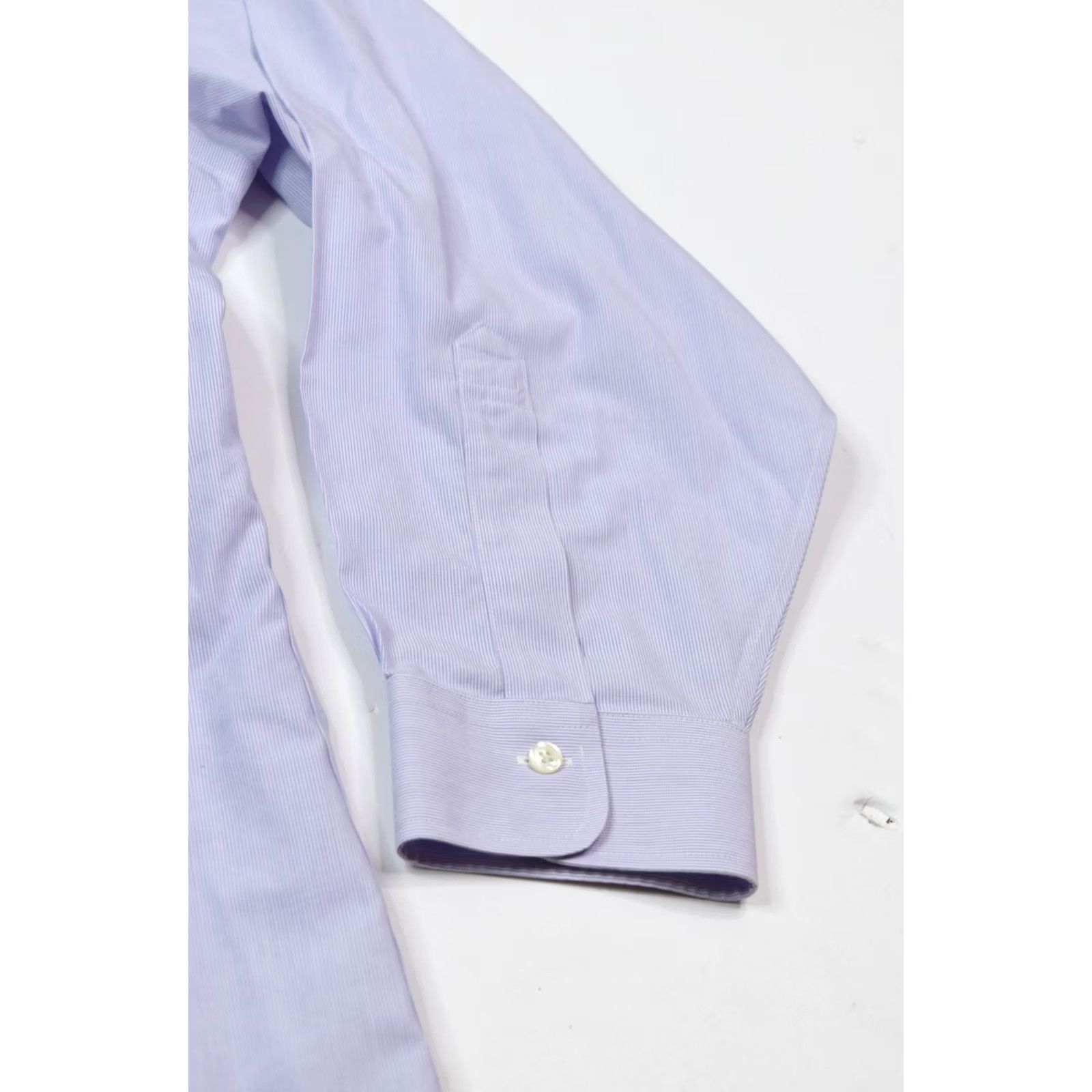 Brooks Brothers Brooks Brothers REGENT Shirt Mens 17.5 Purple Striped Long Sleeve Button-Up Size US XXL / EU 58 / 5 - 4 Thumbnail