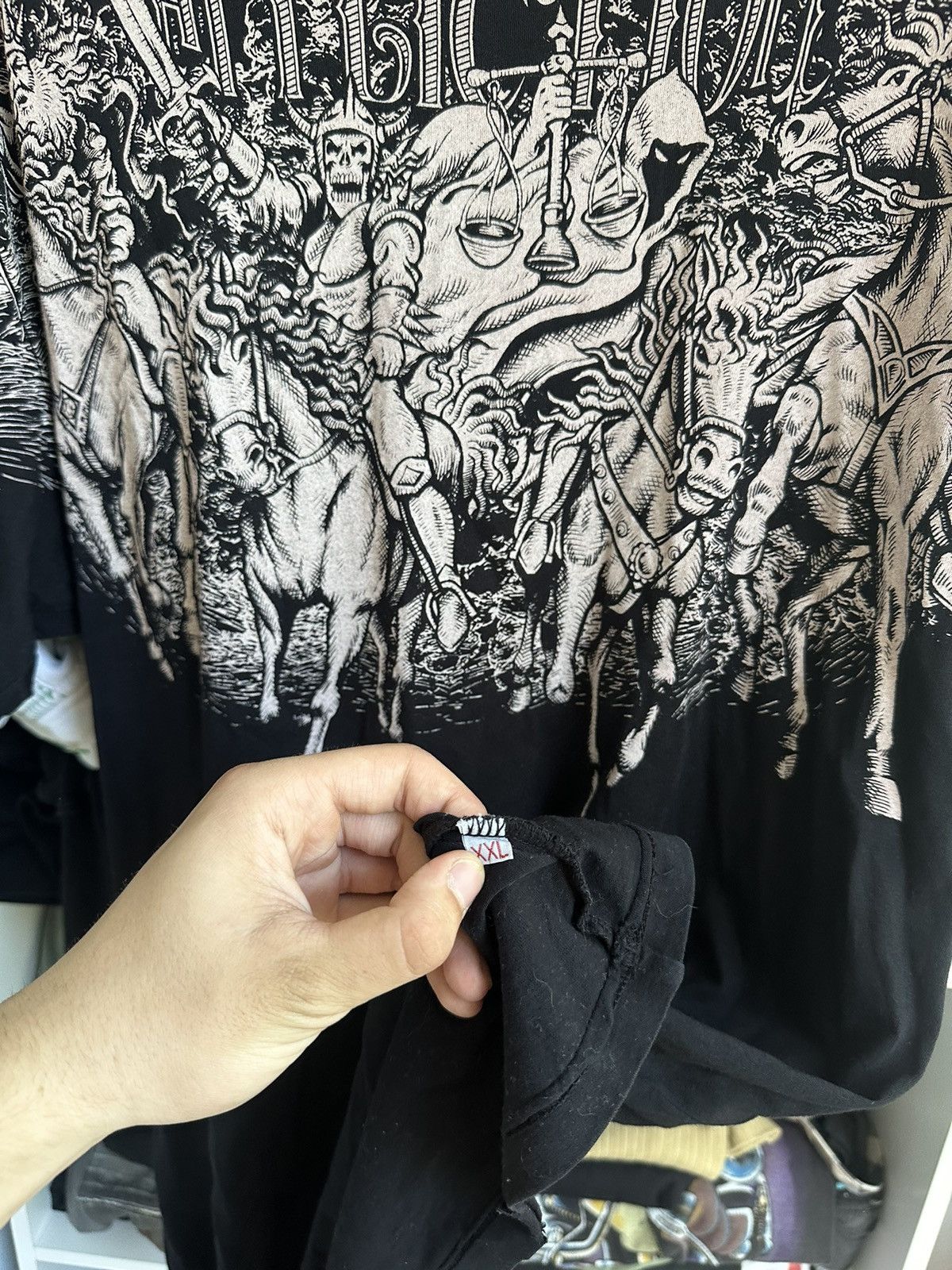 Affliction 🔥VINTAGE AFFLICTION Y2K DISTRESSED T-SHIRT🔥 Size US XL / EU 56 / 4 - 7 Thumbnail