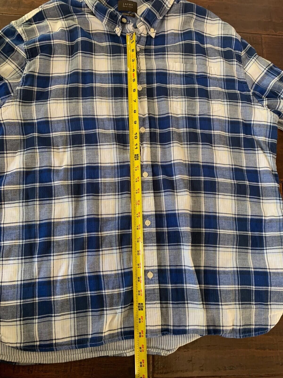 Michael Jackson Men's 3XL Tall Jachs New York Classic Fit Thick Fabric Shirt Size US XXL / EU 58 / 5 - 5 Thumbnail